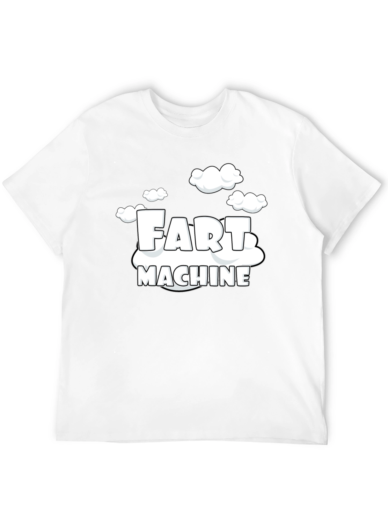 Fart Machine Black T-Shirt Funny Offensive Joke Graphic Tee