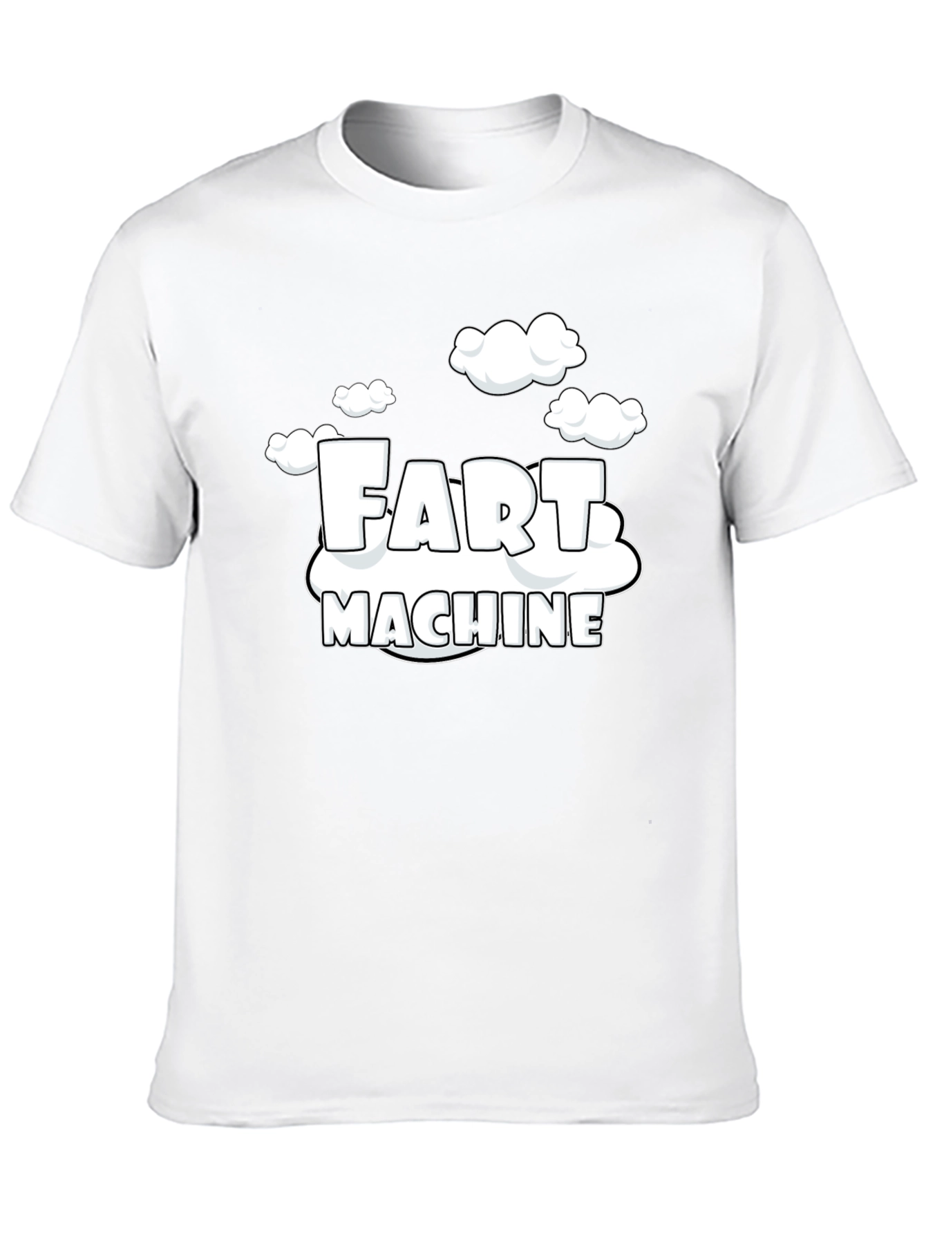 Fart Machine Black T-Shirt Funny Offensive Joke Graphic Tee