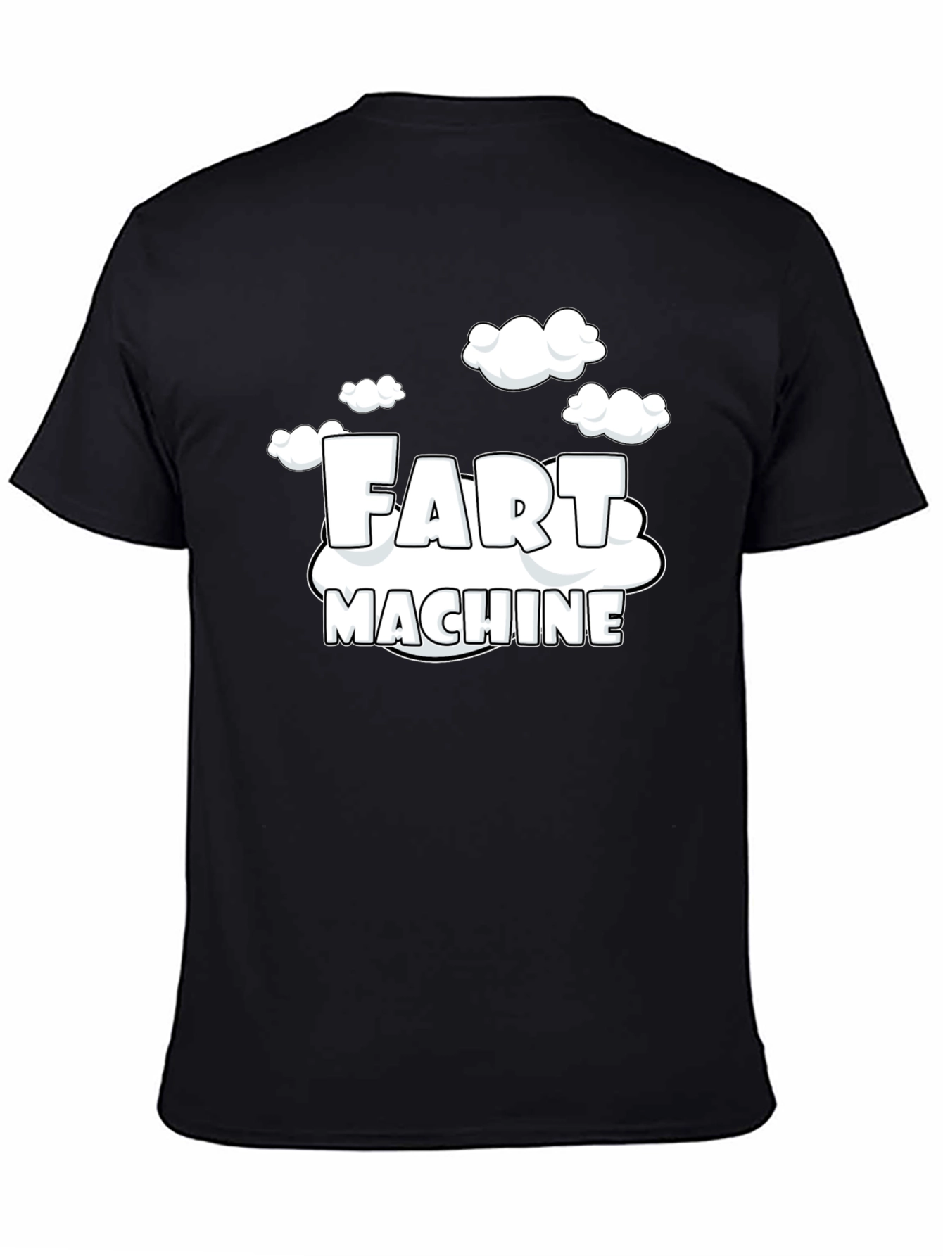 Fart Machine Black T-Shirt Funny Offensive Joke Graphic Tee