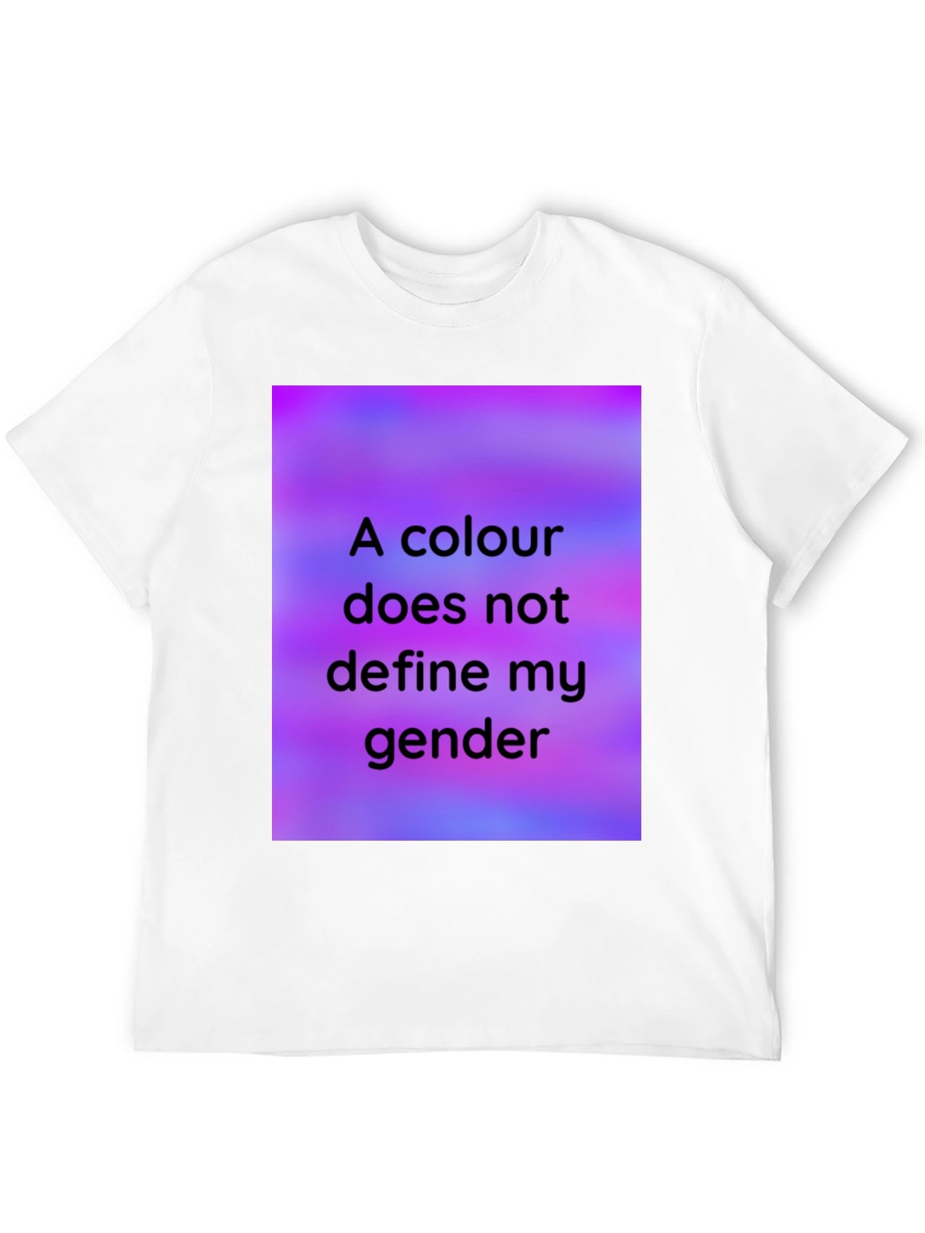 Colour Doesnt Define Gender Black T-Shirt