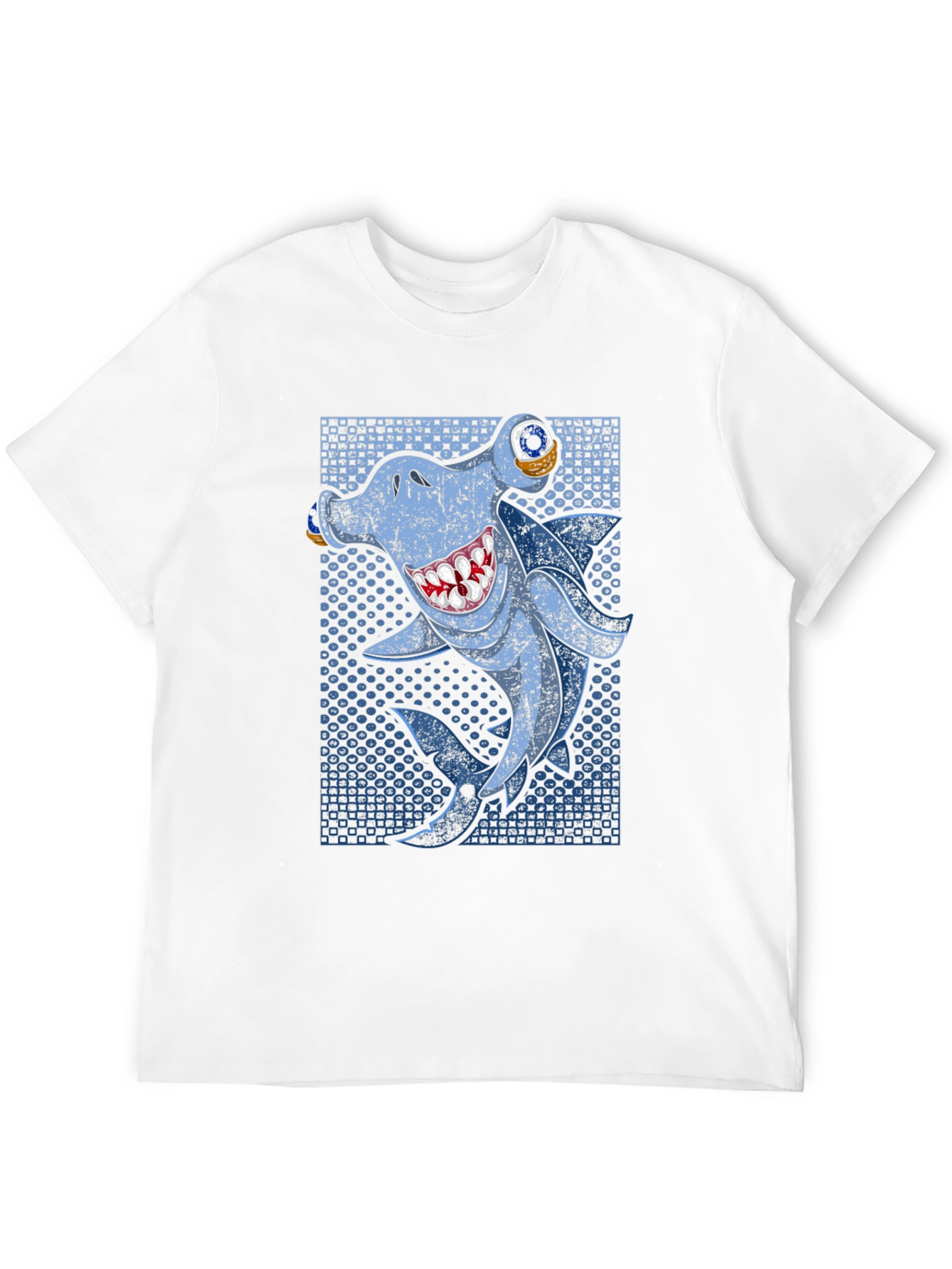 Hammerhead Shark Graphic Tee - Mens Black T-Shirt