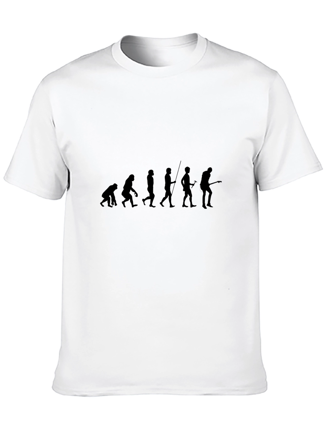 Evolution of Guitarist Black T-Shirt