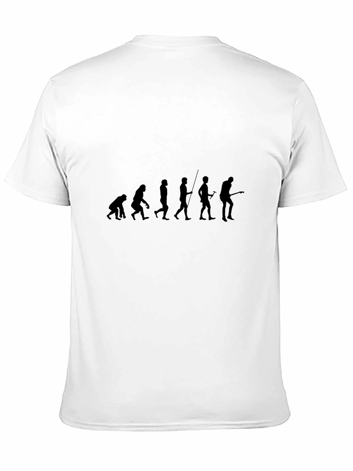 Evolution of Guitarist Black T-Shirt