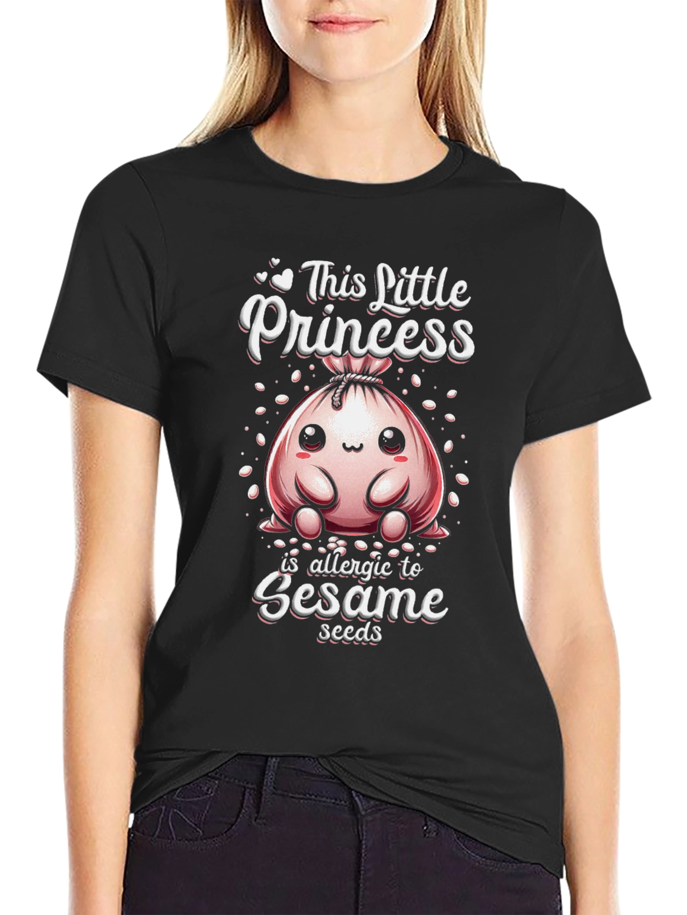 Sesame Allergy Princess T-Shirt - Cute & Safe