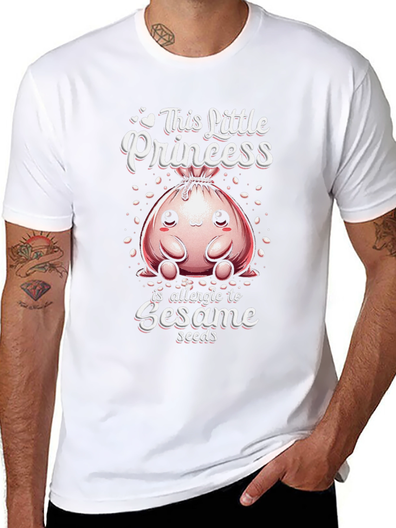 Sesame Allergy Princess T-Shirt - Cute & Safe