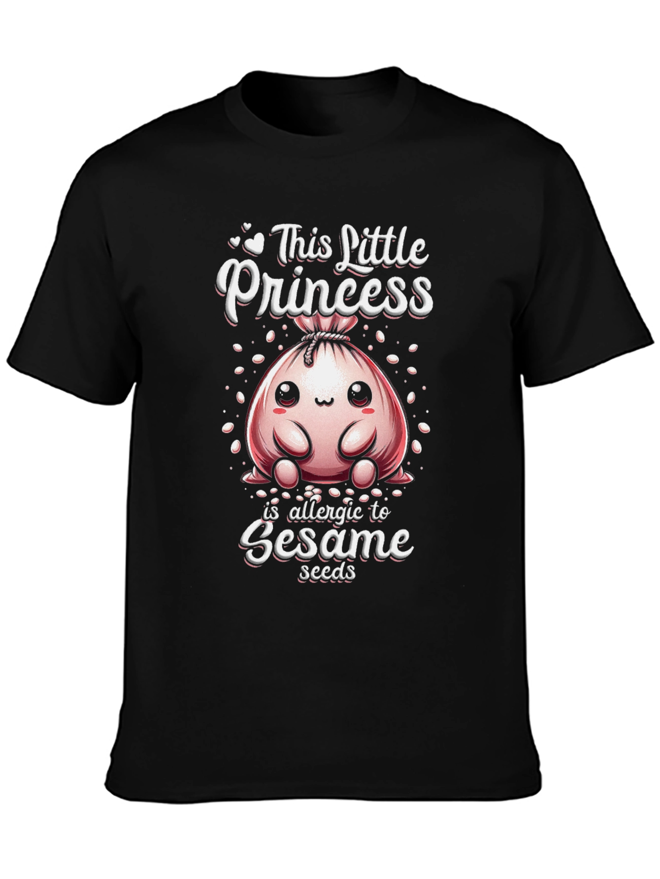 Sesame Allergy Princess T-Shirt - Cute & Safe