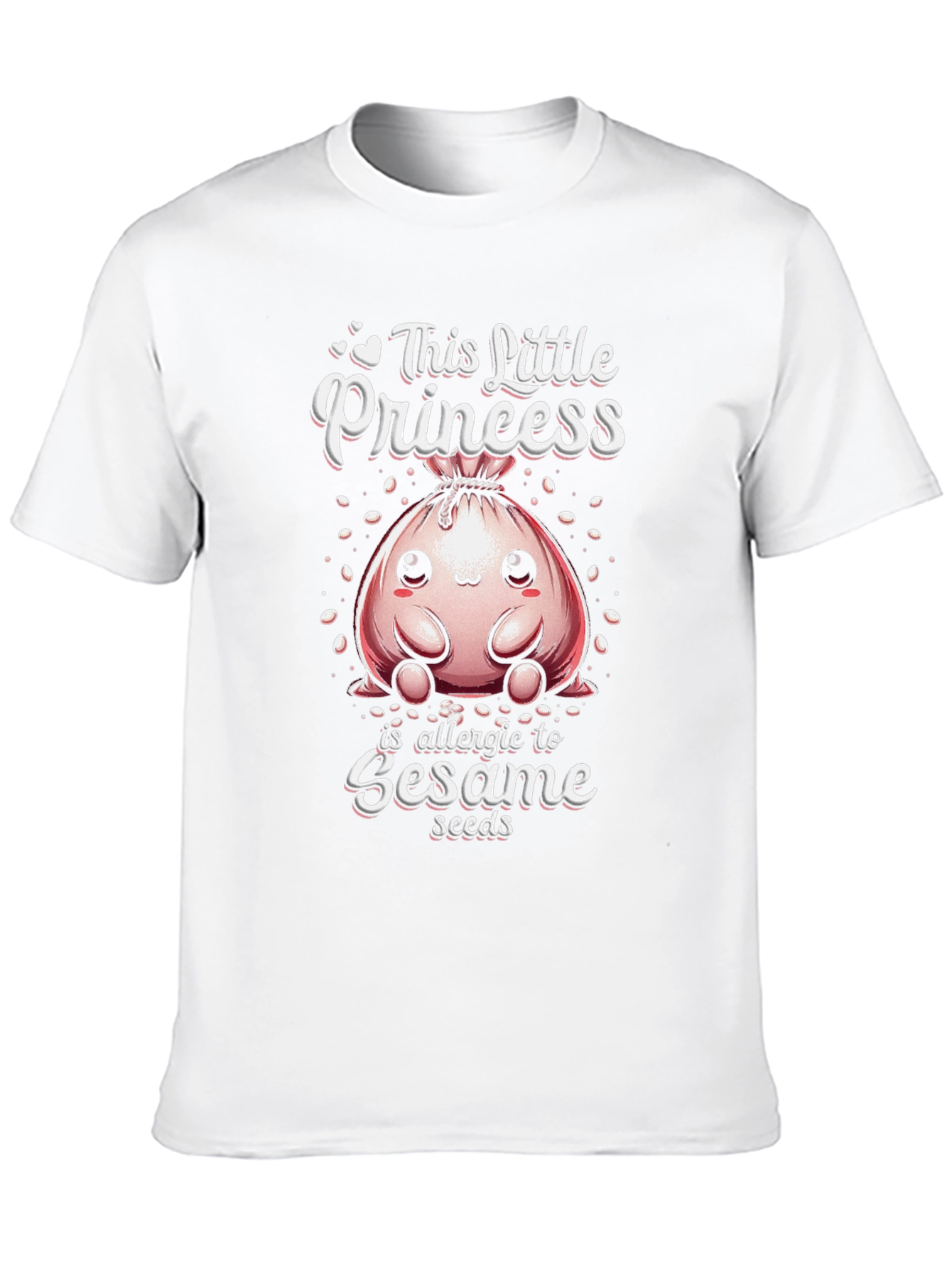 Sesame Allergy Princess T-Shirt - Cute & Safe