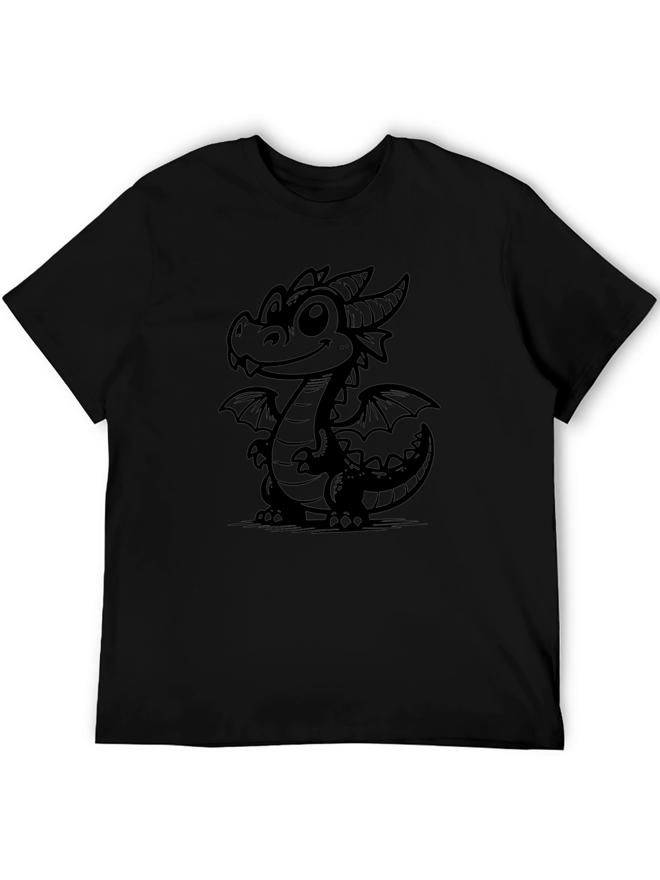 Dragon Graphic Tee - Mens Black T-Shirt