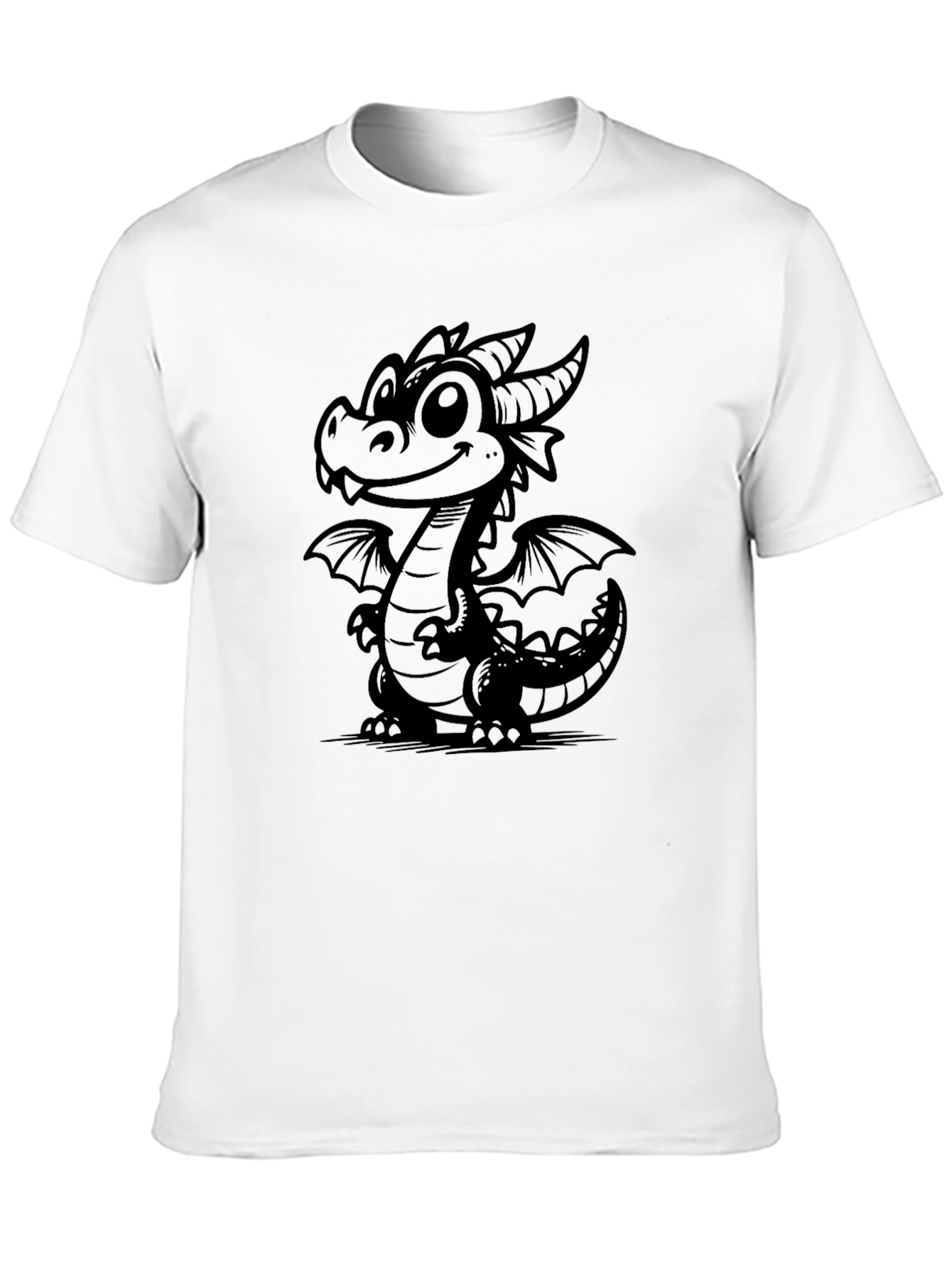 Dragon Graphic Tee - Mens Black T-Shirt