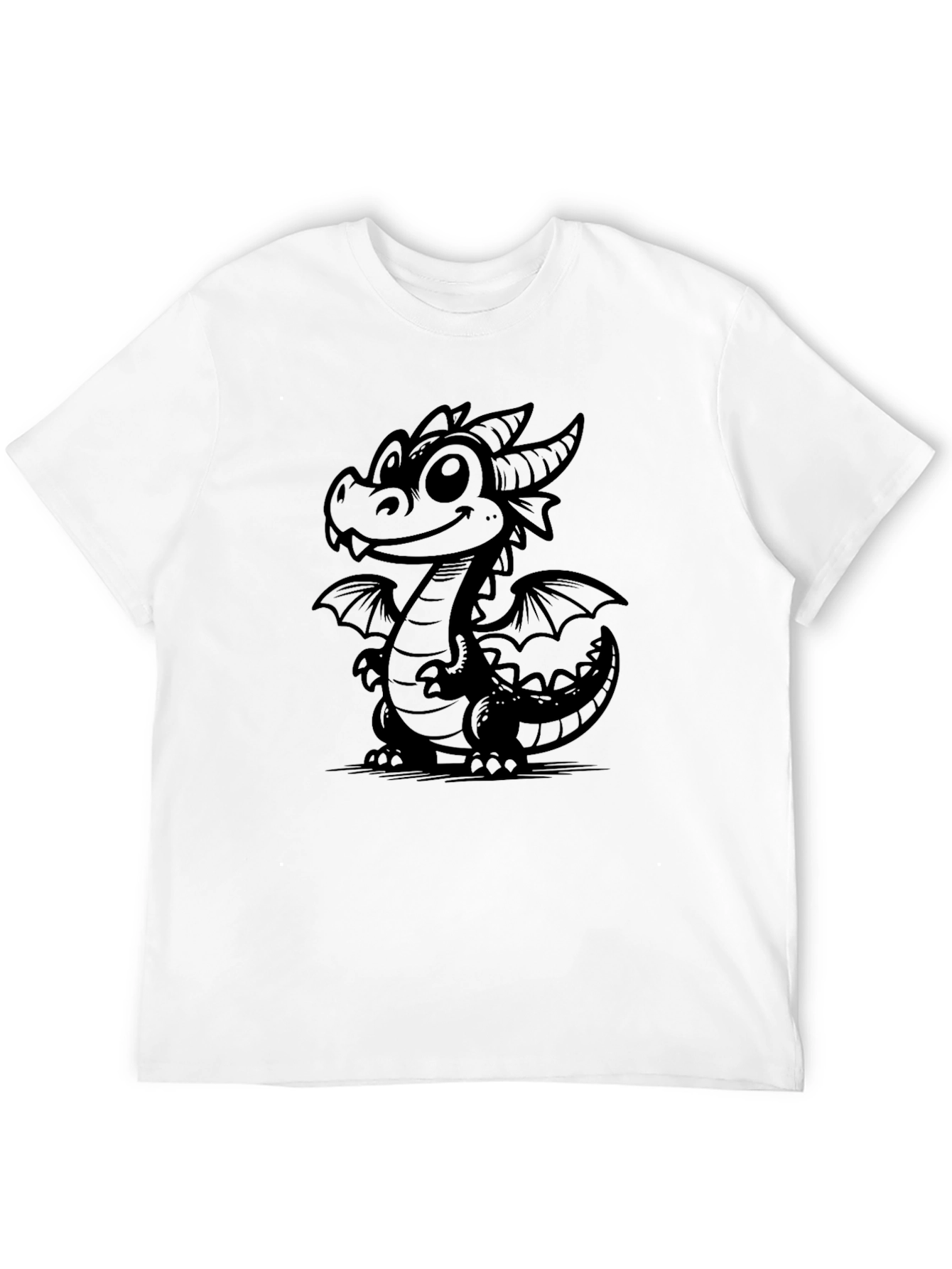 Dragon Graphic Tee - Mens Black T-Shirt