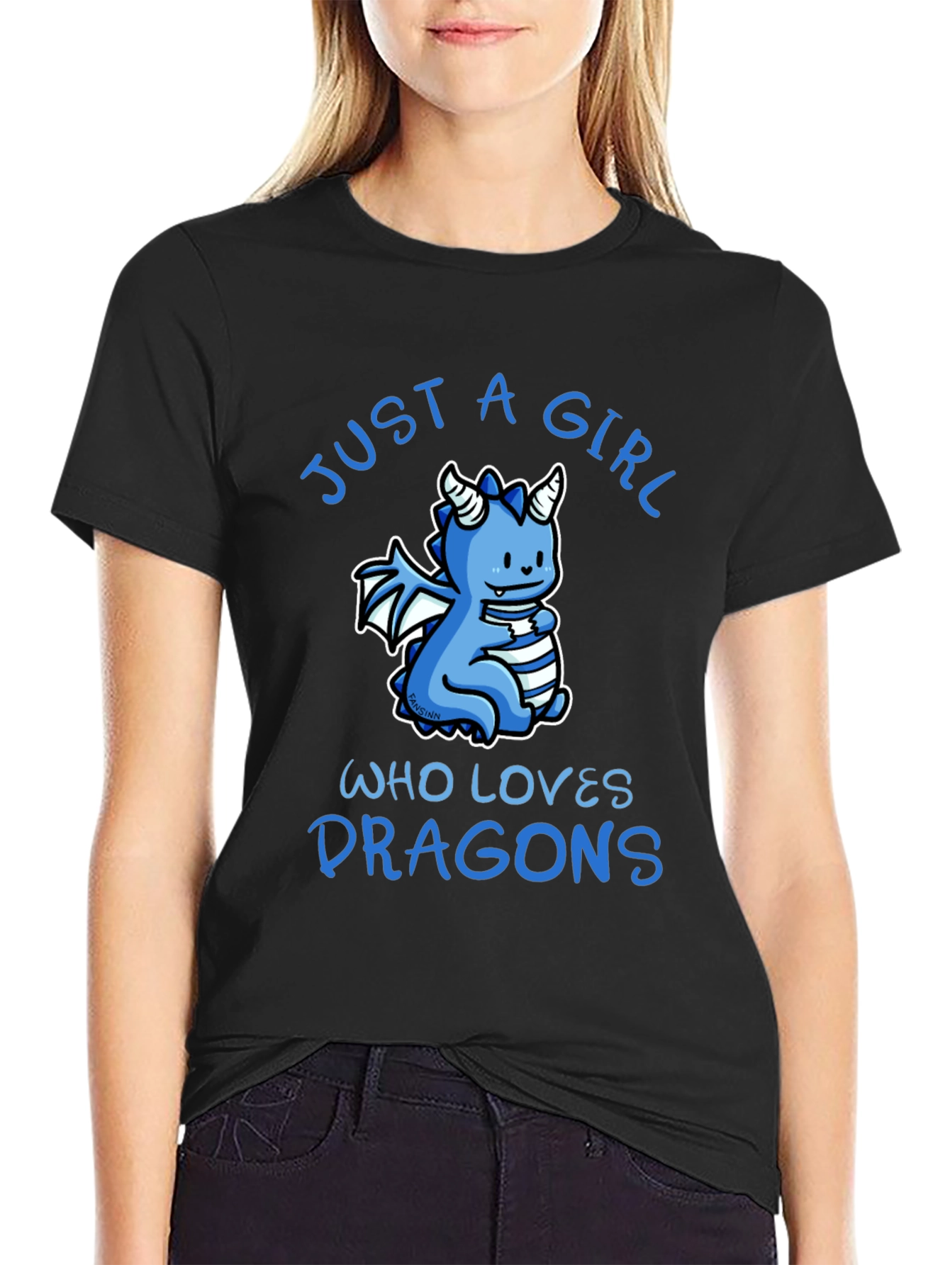 Cute Dragon Lover Graphic T-Shirt