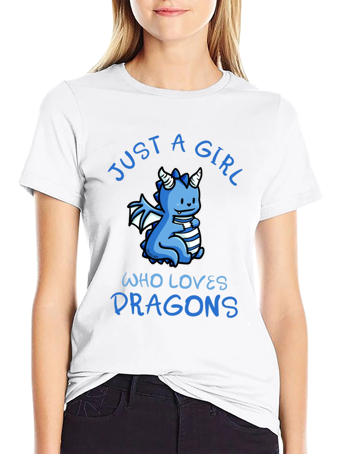 Cute Dragon Lover Graphic T-Shirt