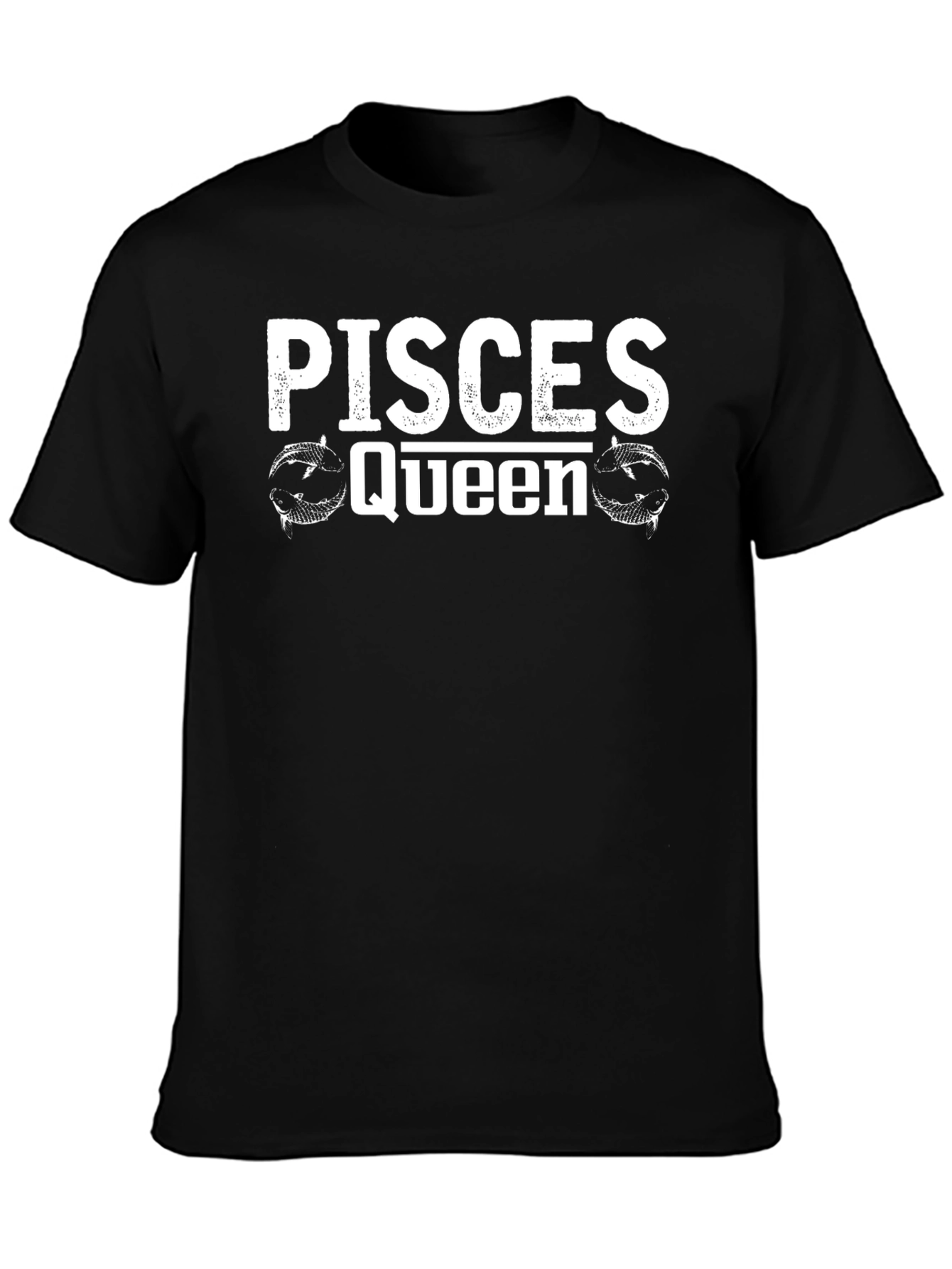 Pisces Queen Black T-Shirt