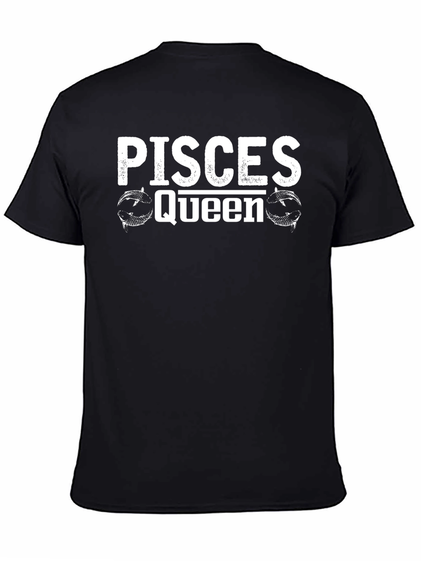 Pisces Queen Black T-Shirt