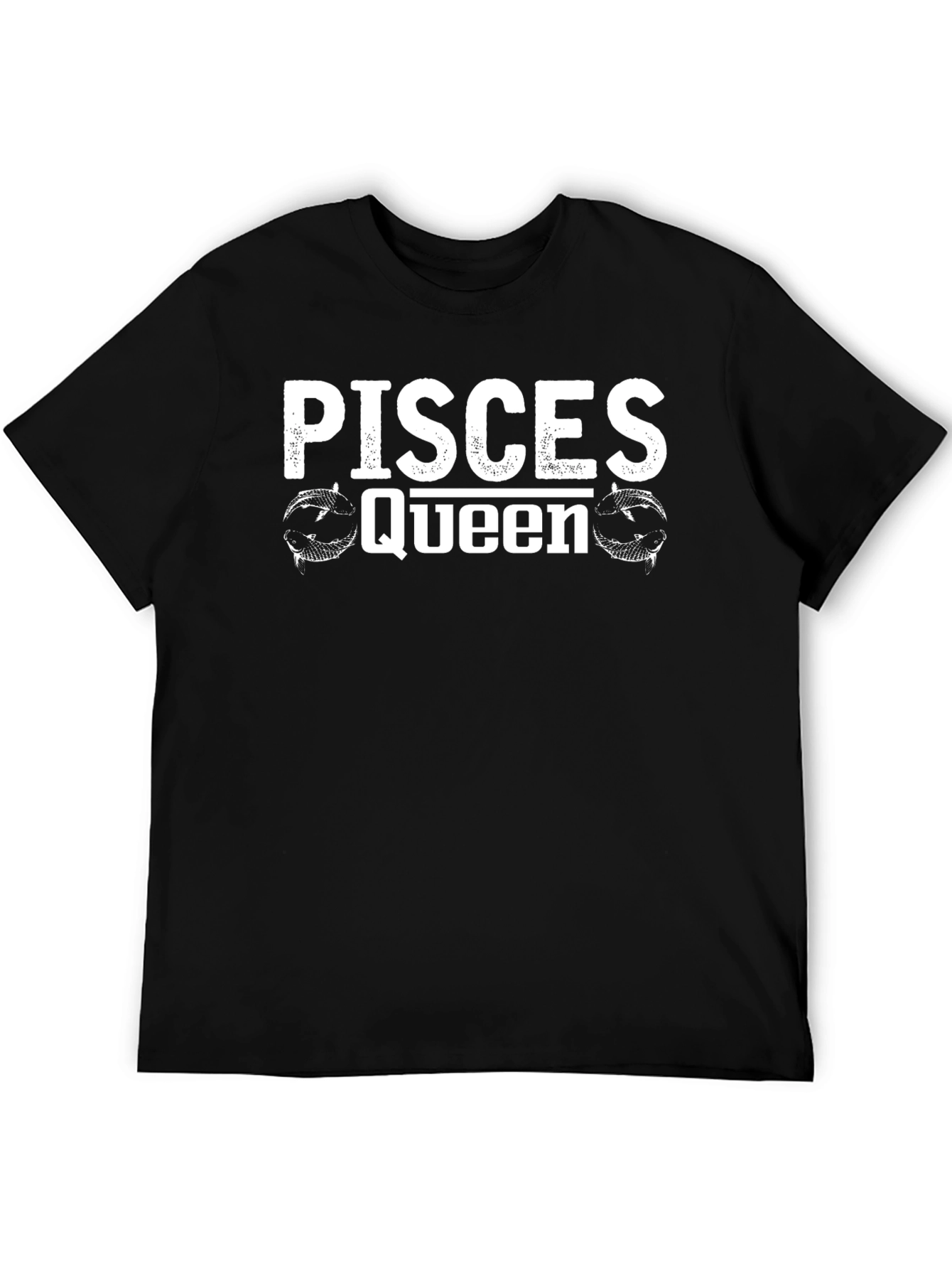 Pisces Queen Black T-Shirt
