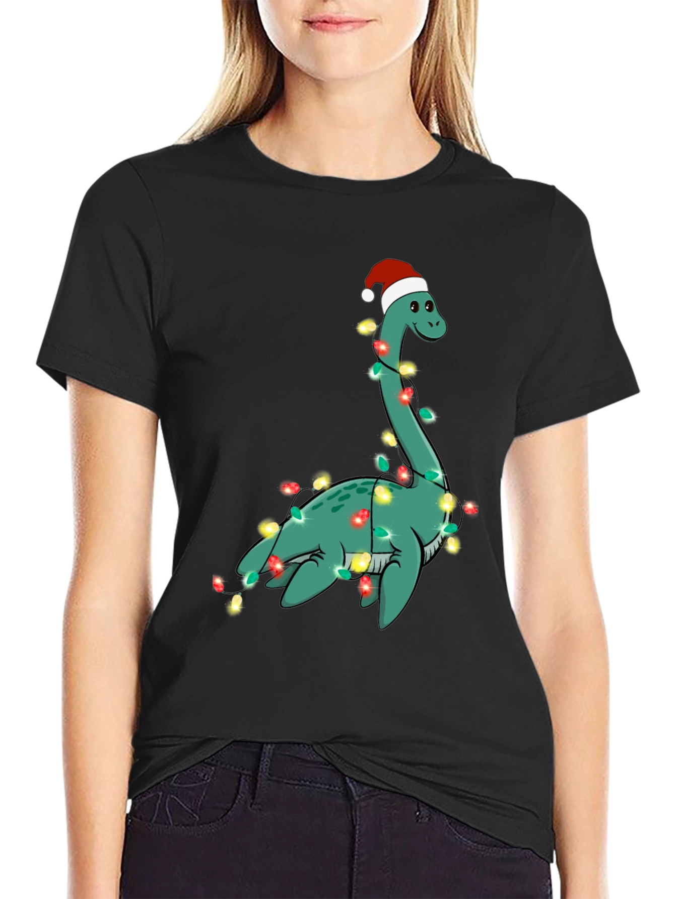 Festive Loch Ness Monster Christmas T-Shirt