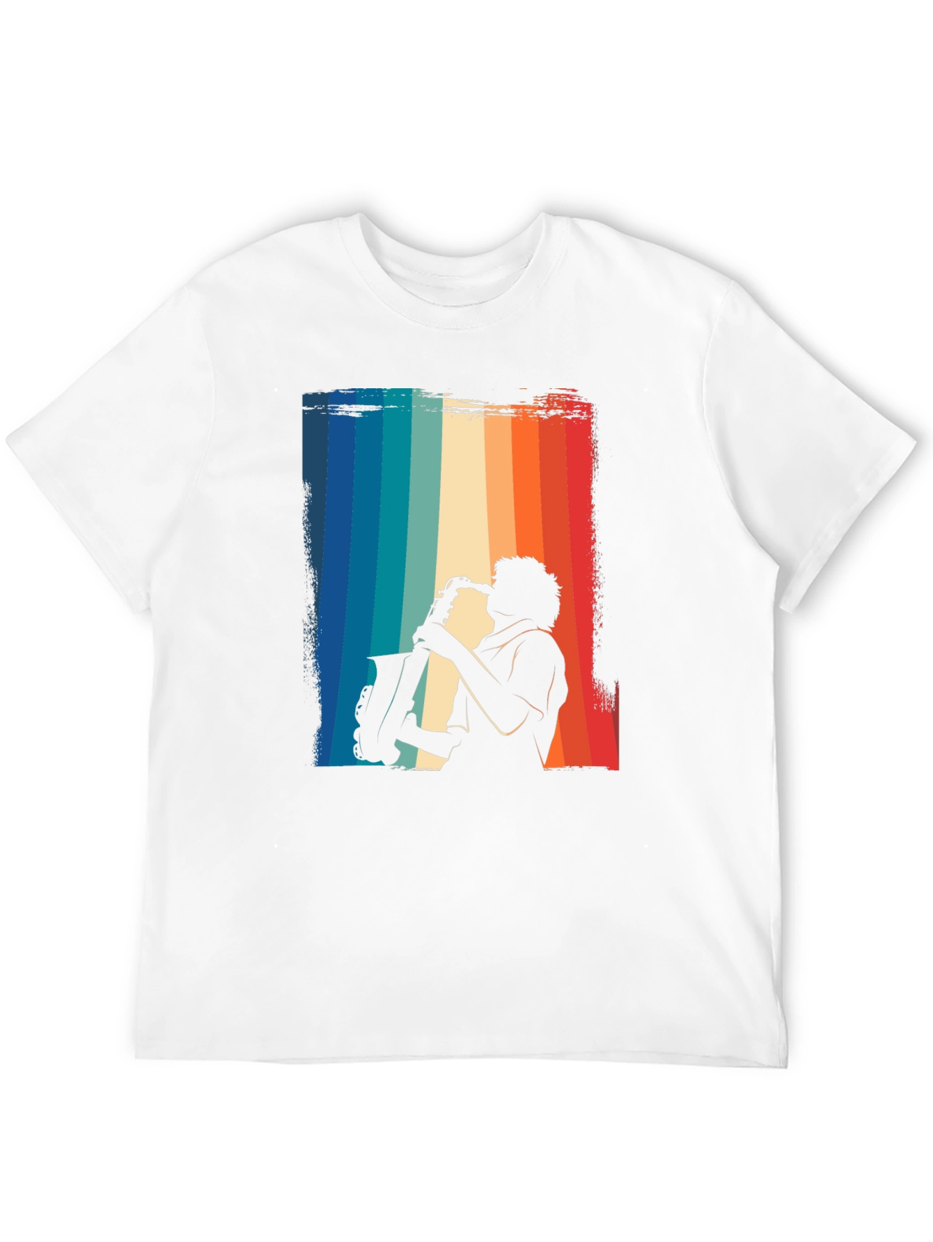 Retro Saxophone Player Graphic T-Shirt