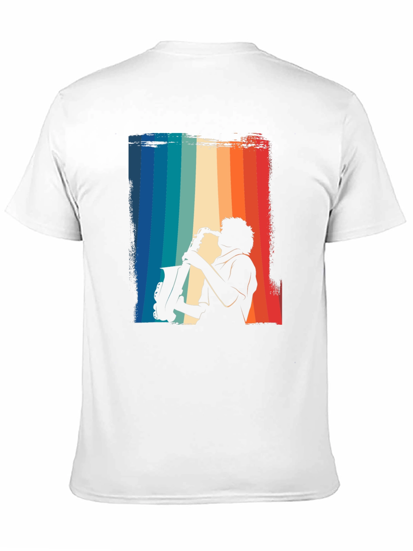Retro Saxophone Player Graphic T-Shirt