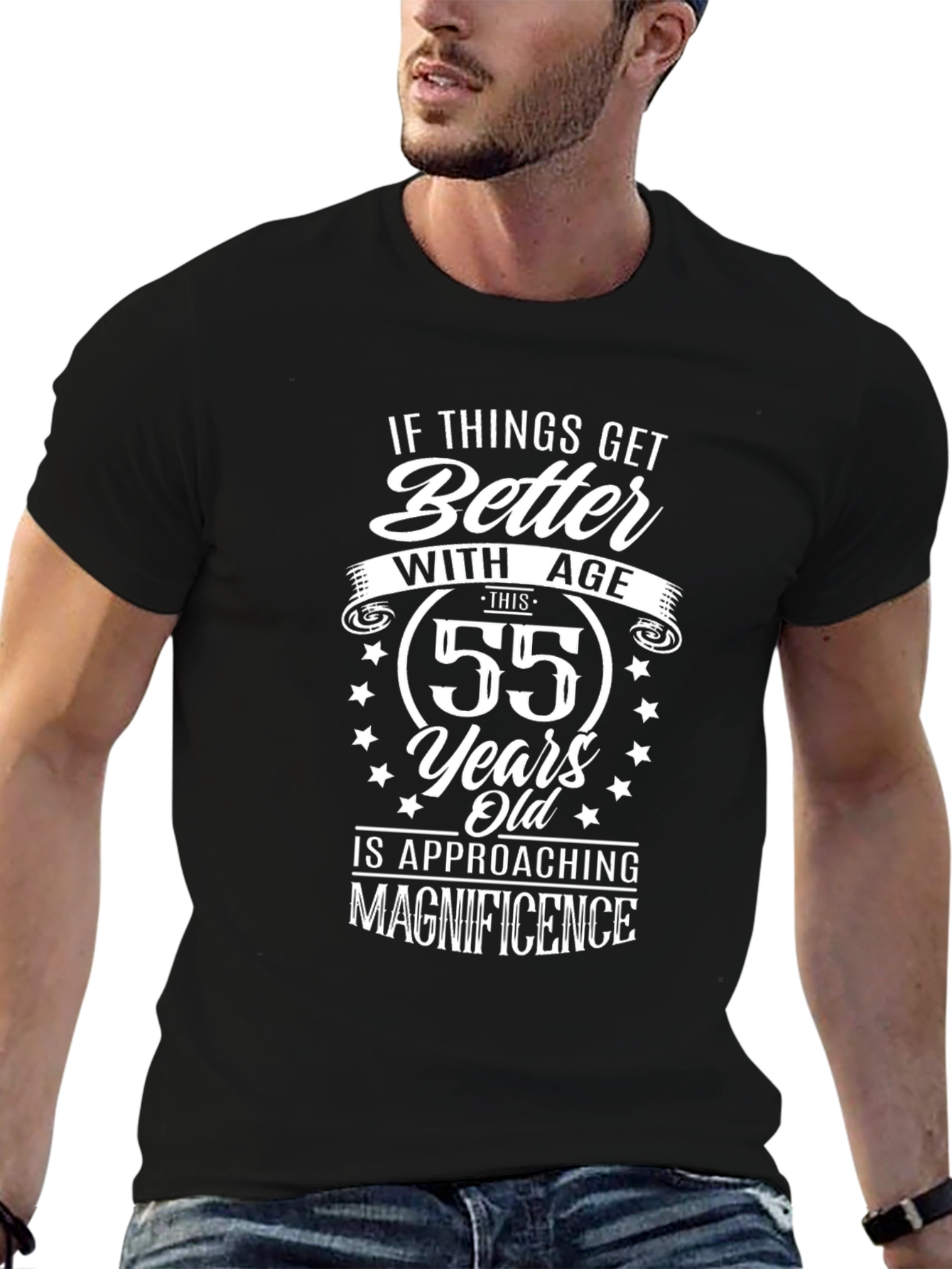 55th Birthday T-Shirt - Approaching Magnificence!