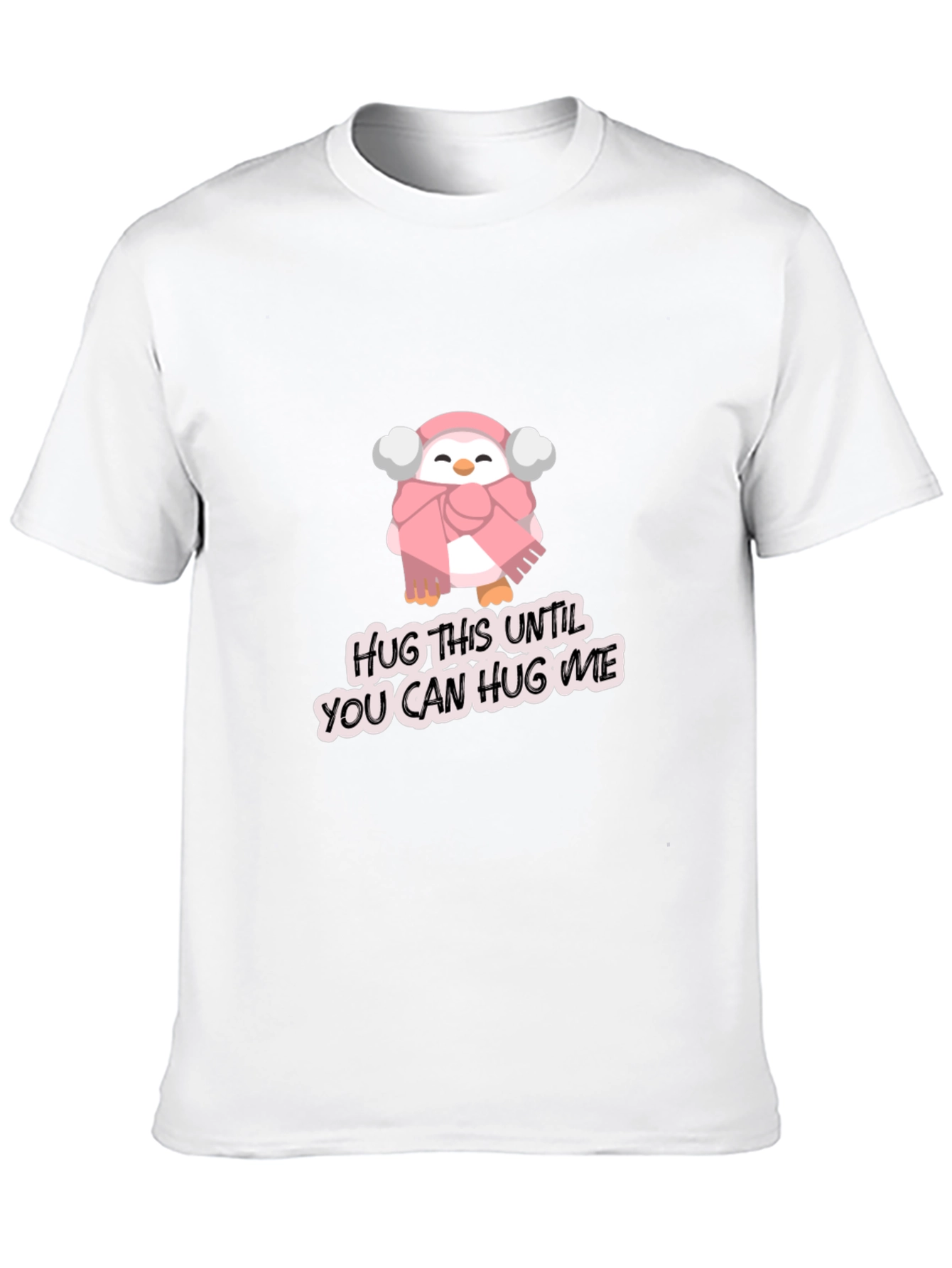 Cute Penguin Hug T-Shirt