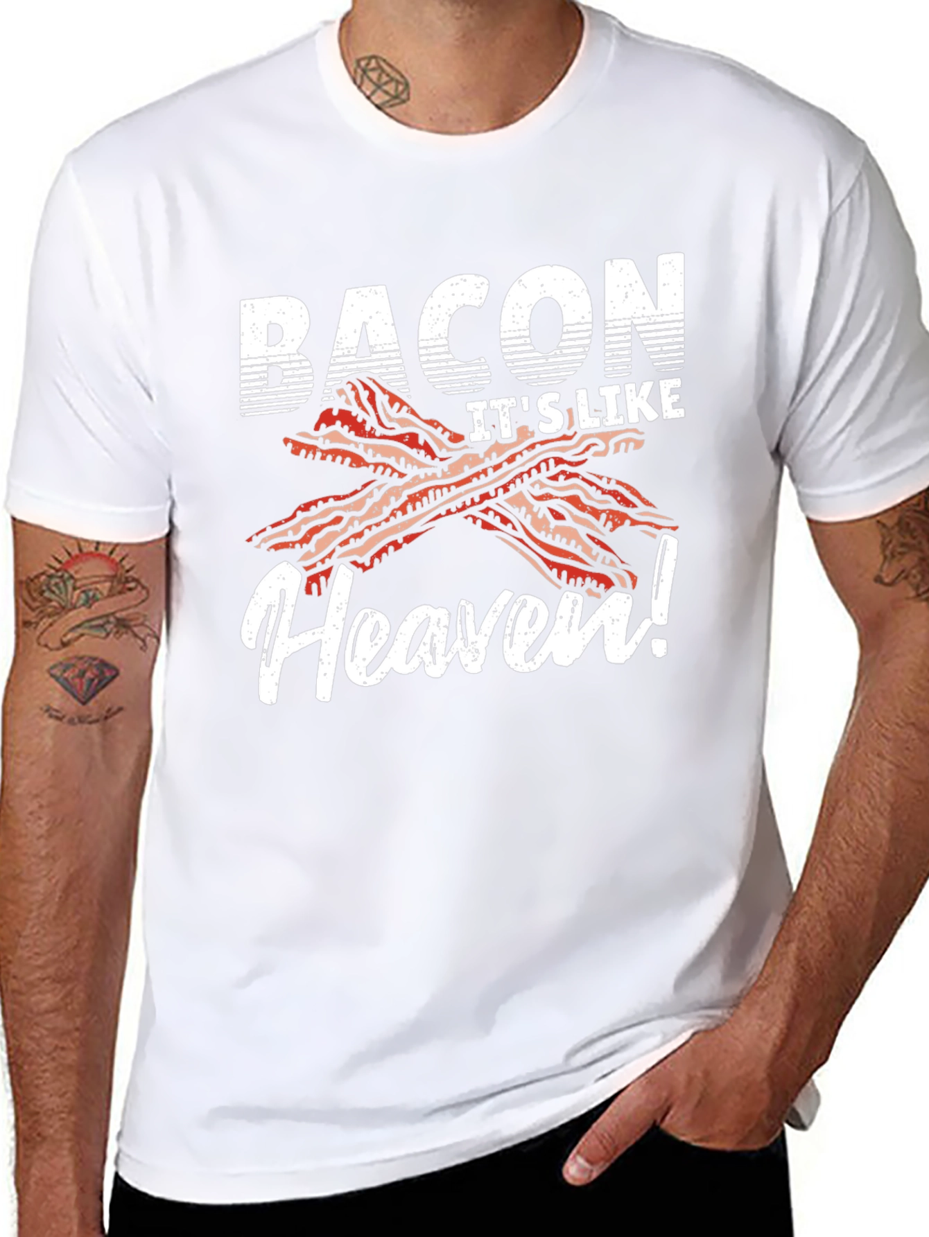 Bacon Heaven T-Shirt - Funny Foodie Tee
