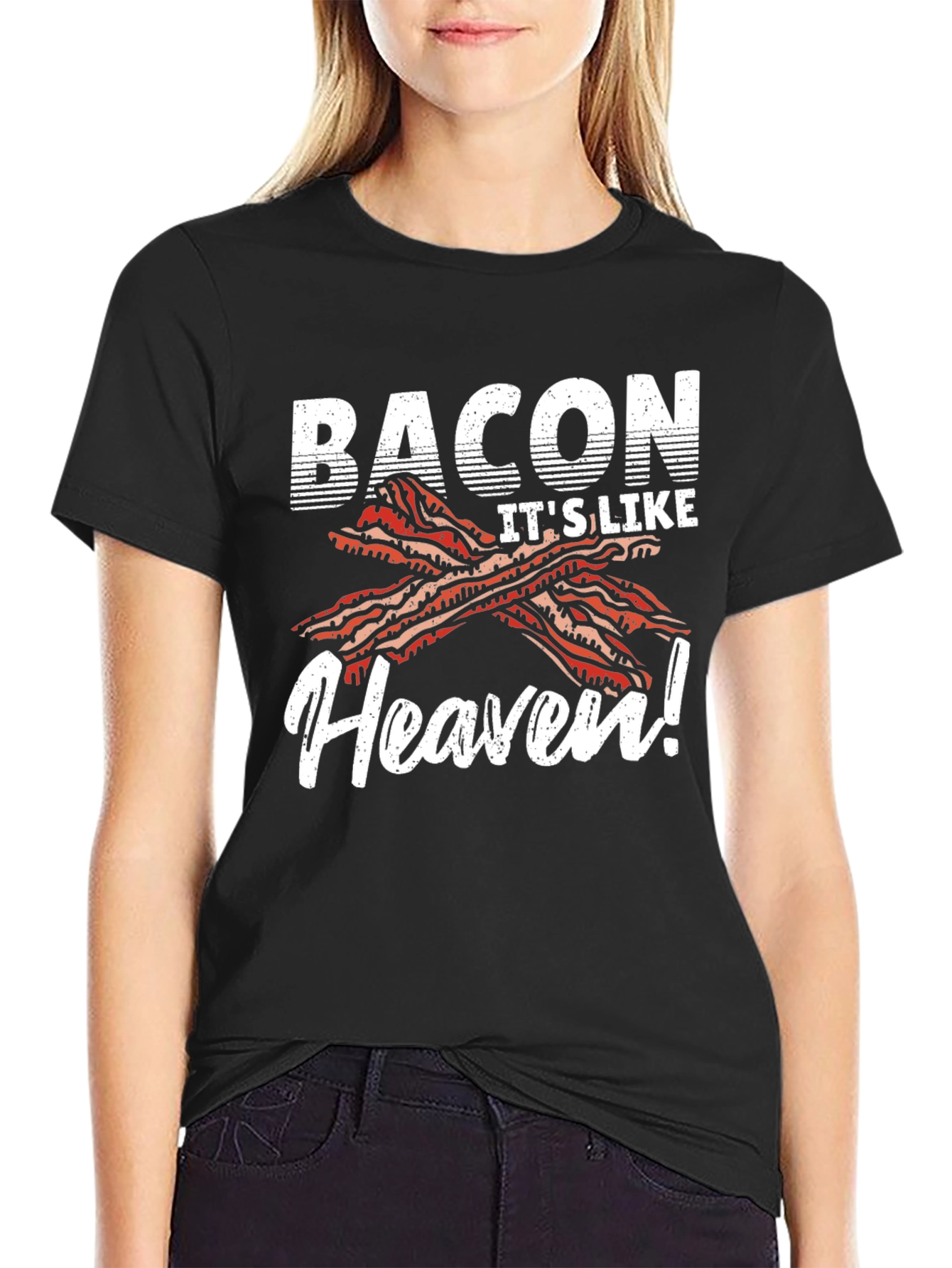 Bacon Heaven T-Shirt - Funny Foodie Tee