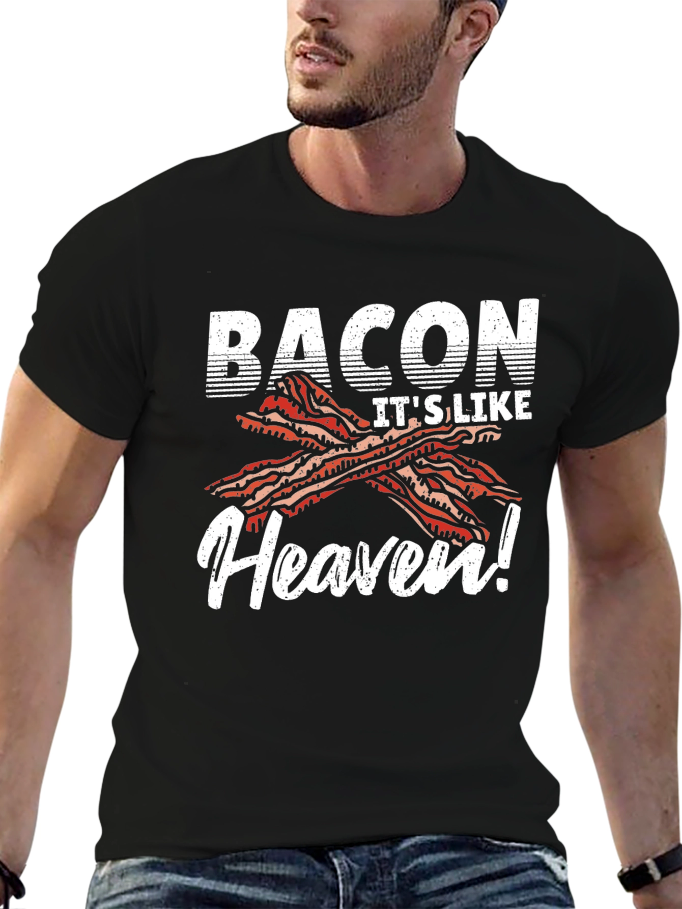 Bacon Heaven T-Shirt - Funny Foodie Tee