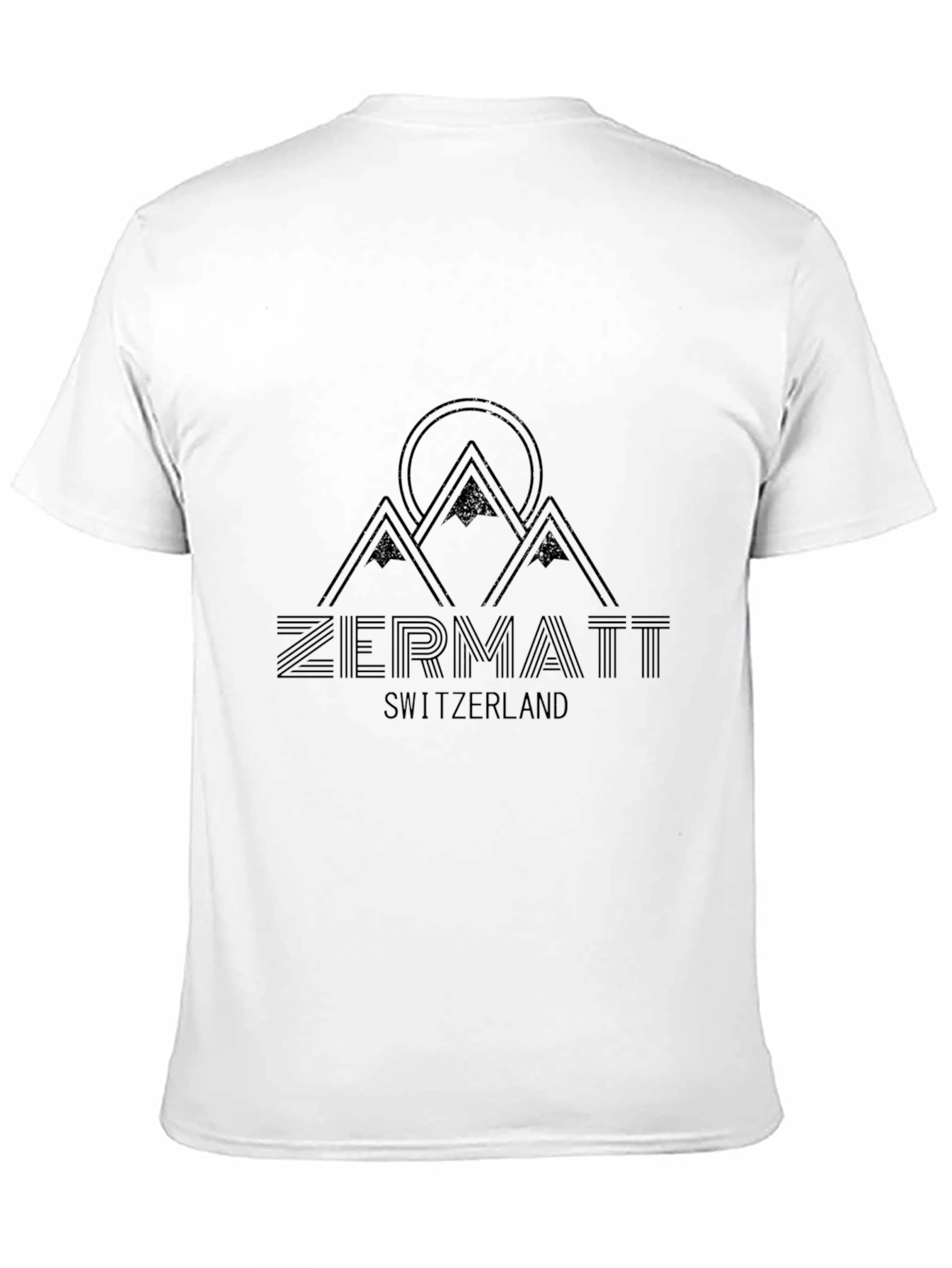 Zermatt Switzerland Mountain Graphic T-Shirt