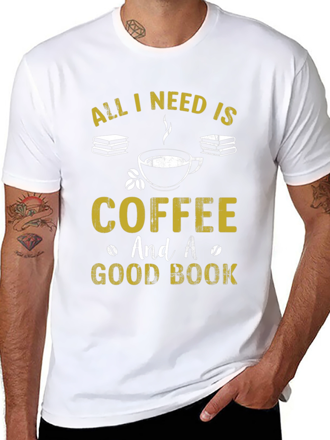 Coffee and Books T-Shirt: All I Need Is...