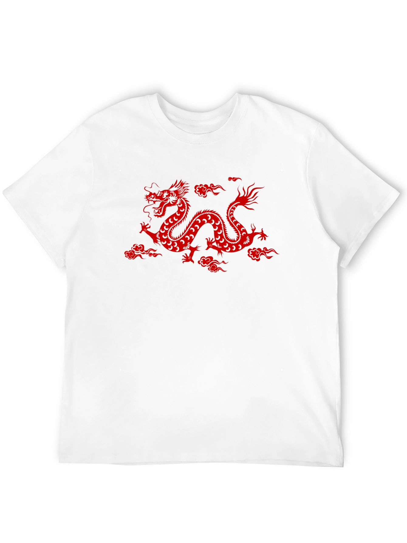 Dragon Graphic Tee - Black Cotton Comfort Fit