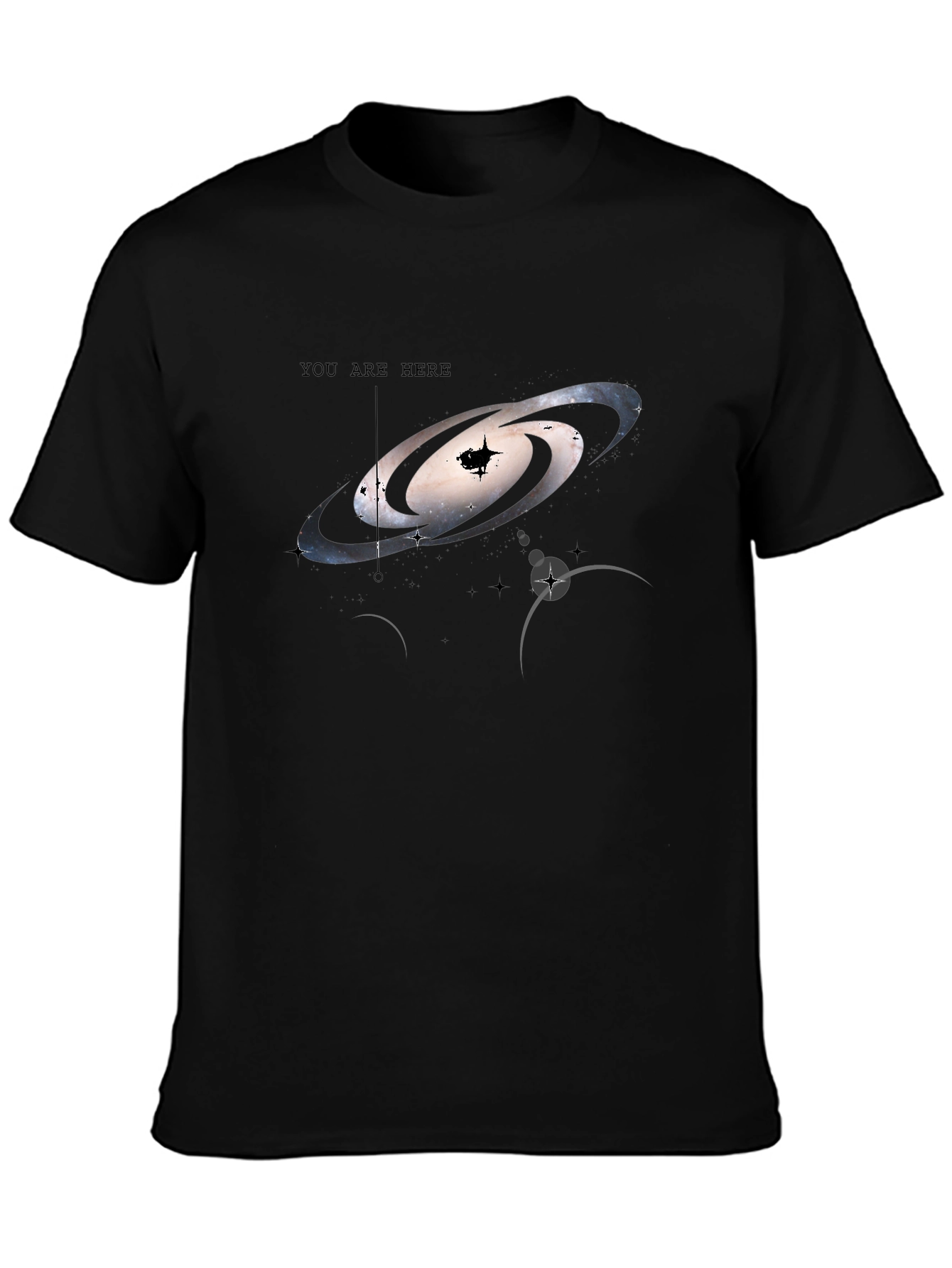 Galaxy You Are Here Graphic T-Shirt