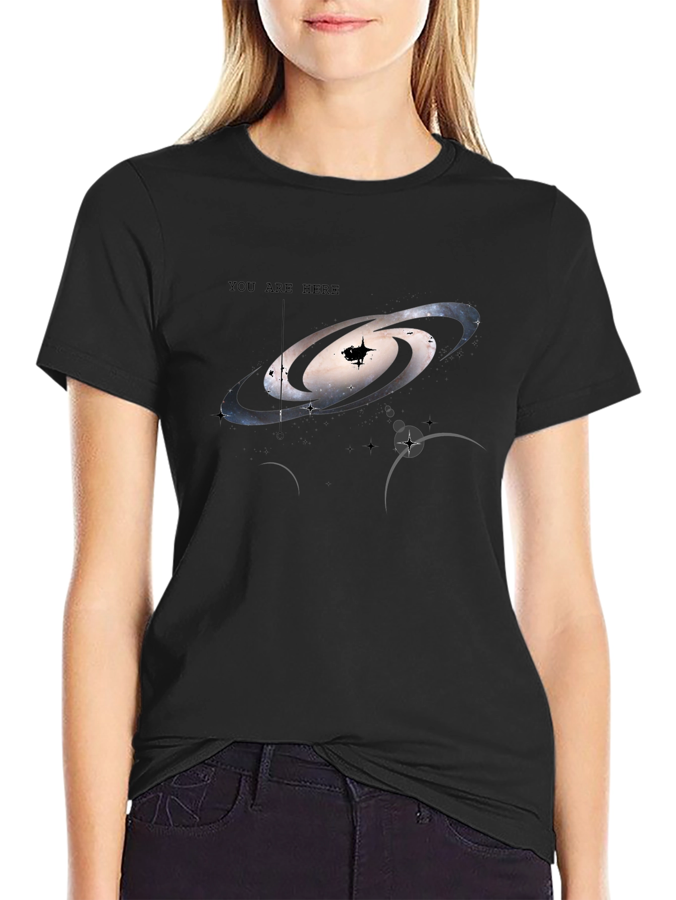 Galaxy You Are Here Graphic T-Shirt