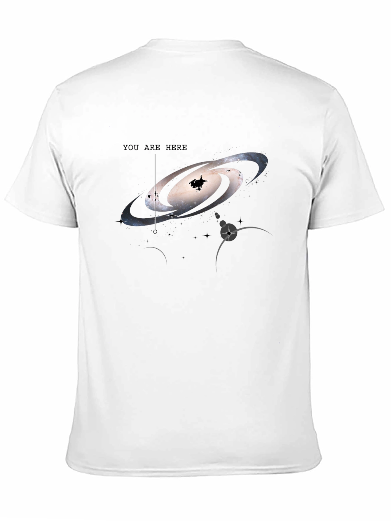 Galaxy You Are Here Graphic T-Shirt