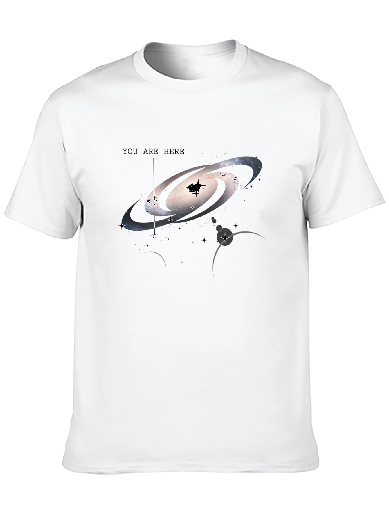 Galaxy You Are Here Graphic T-Shirt