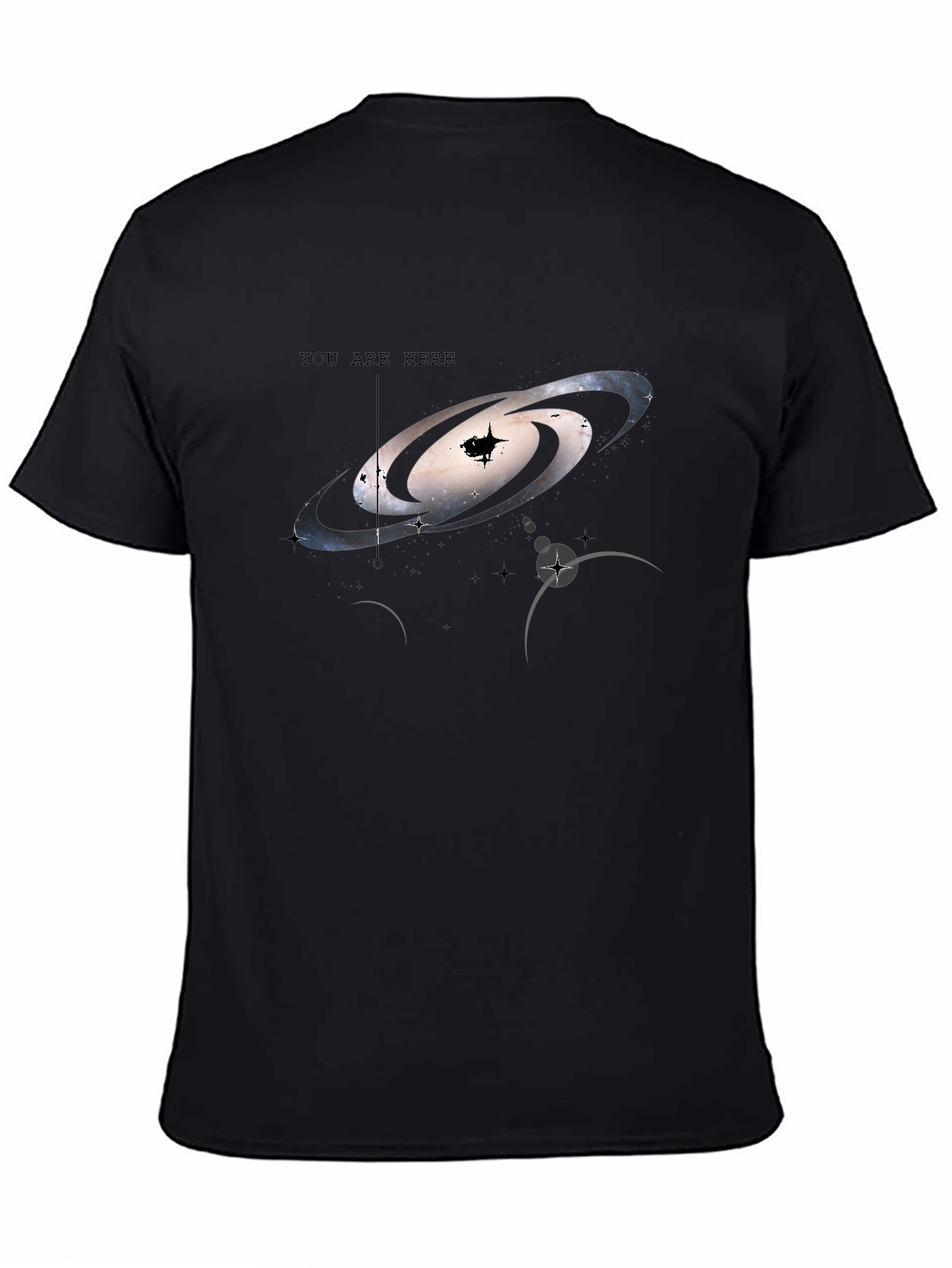 Galaxy You Are Here Graphic T-Shirt