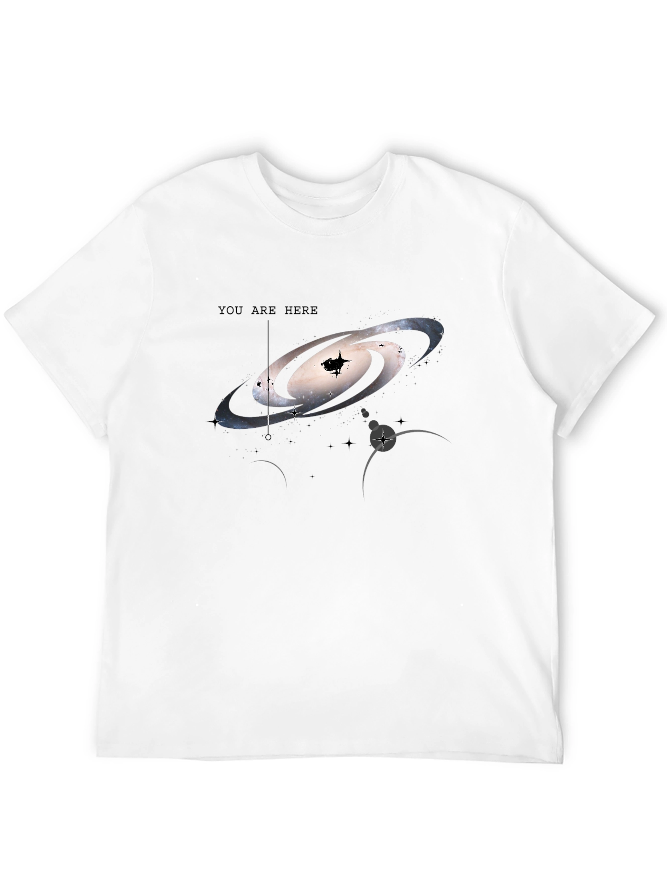 Galaxy You Are Here Graphic T-Shirt