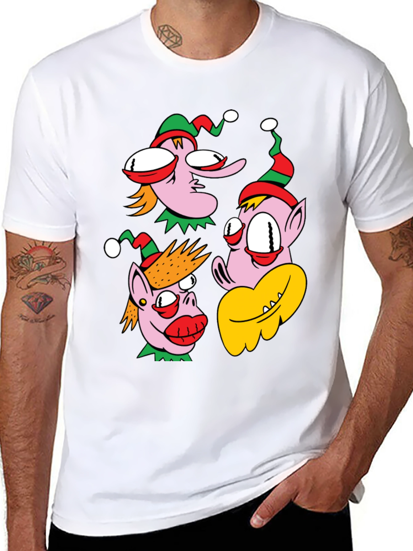 Holiday Cartoon Character Graphic Tee
