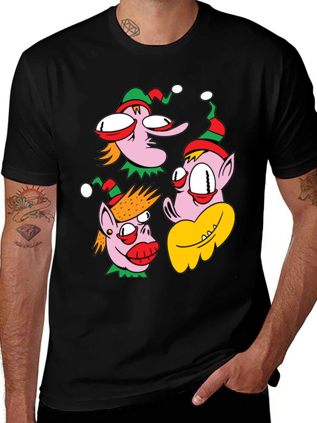 Holiday Cartoon Character Graphic Tee