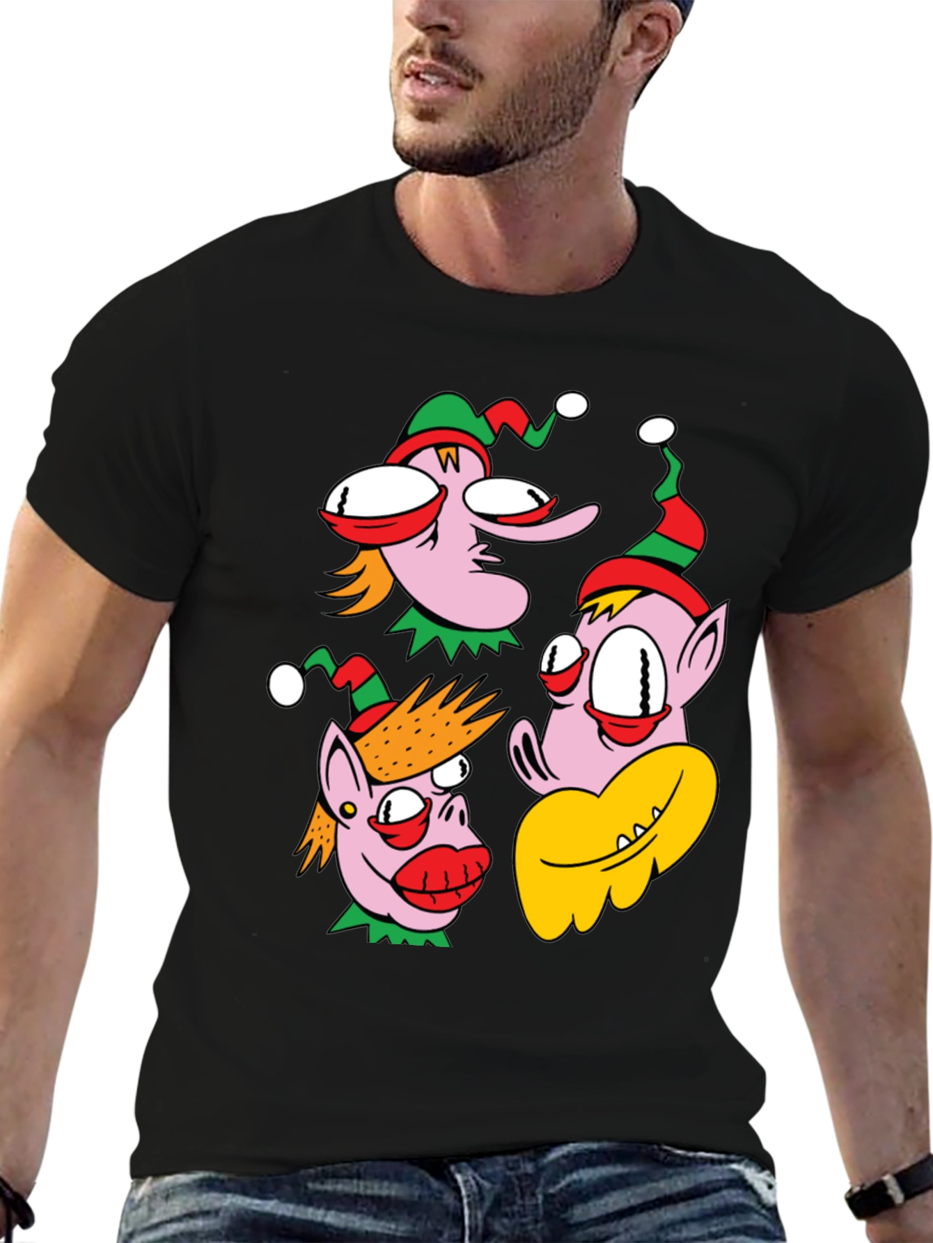 Holiday Cartoon Character Graphic Tee