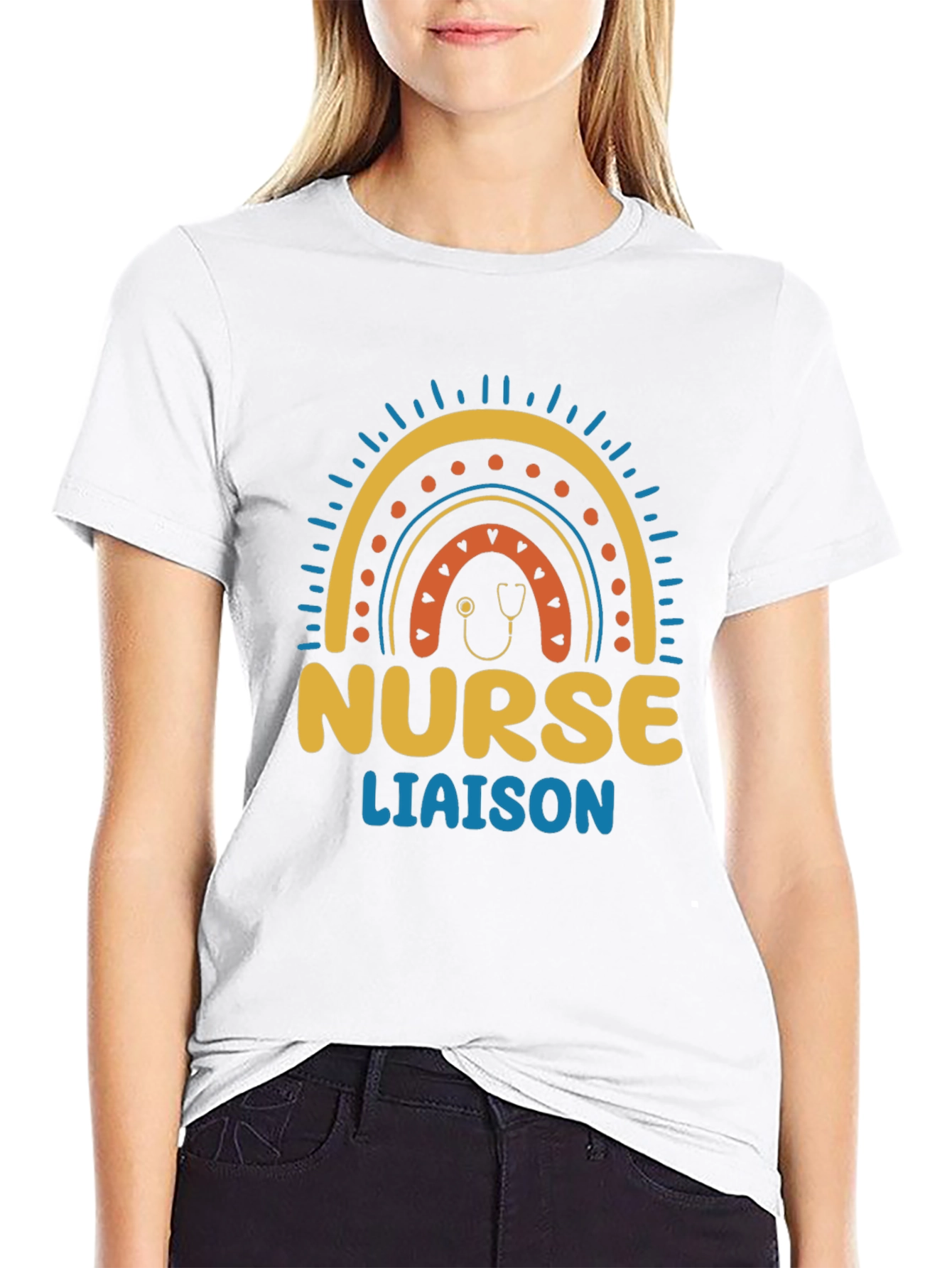 Nurse Liaison Rainbow T-Shirt
