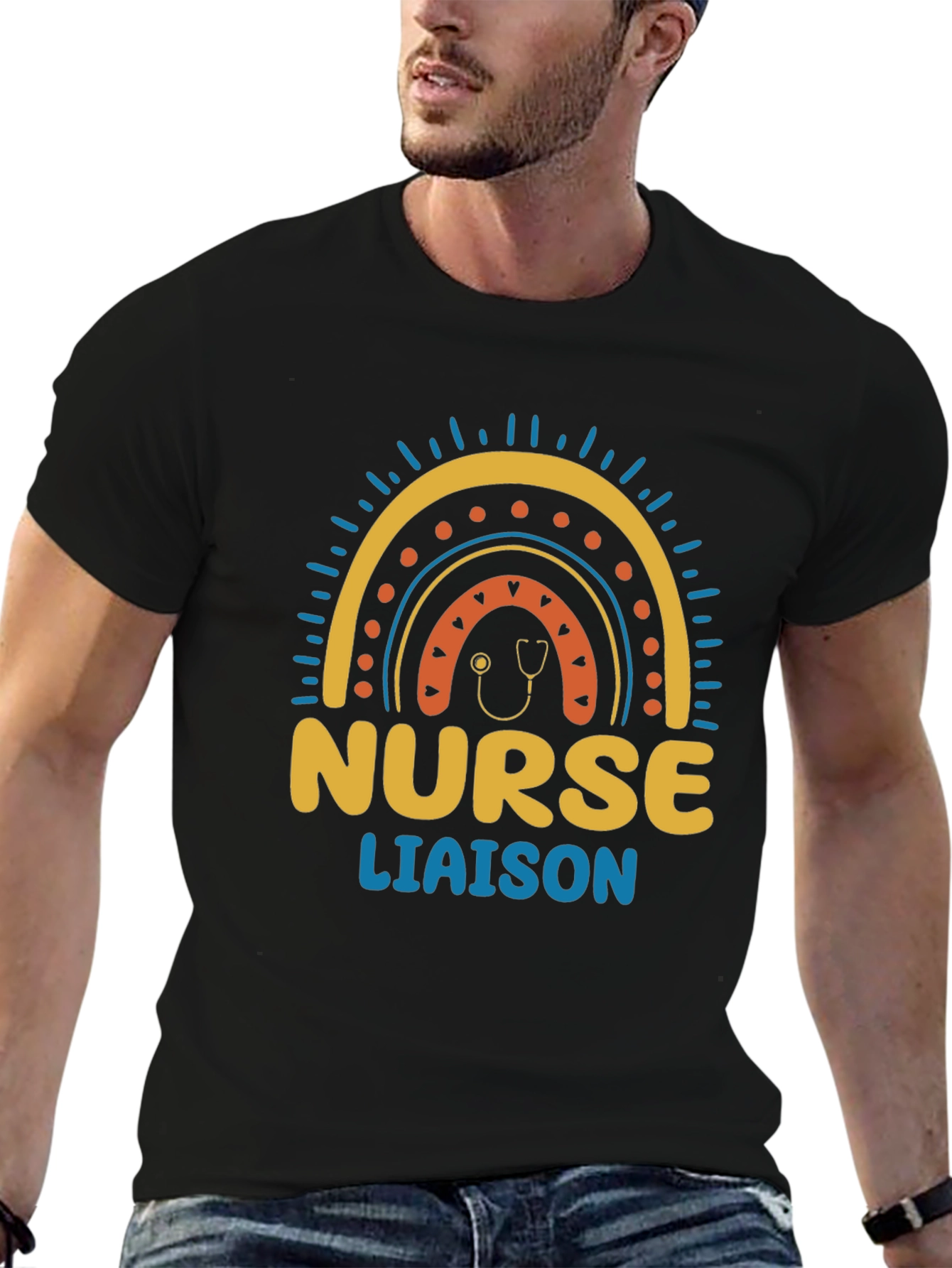 Nurse Liaison Rainbow T-Shirt