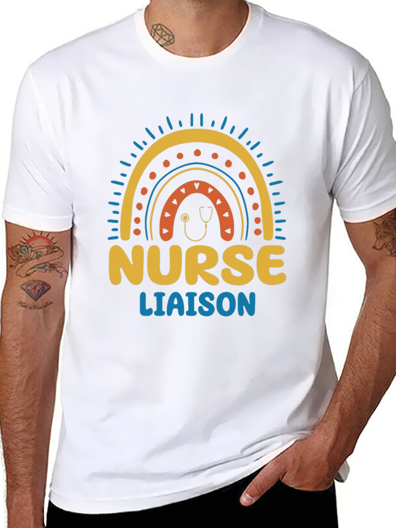 Nurse Liaison Rainbow T-Shirt
