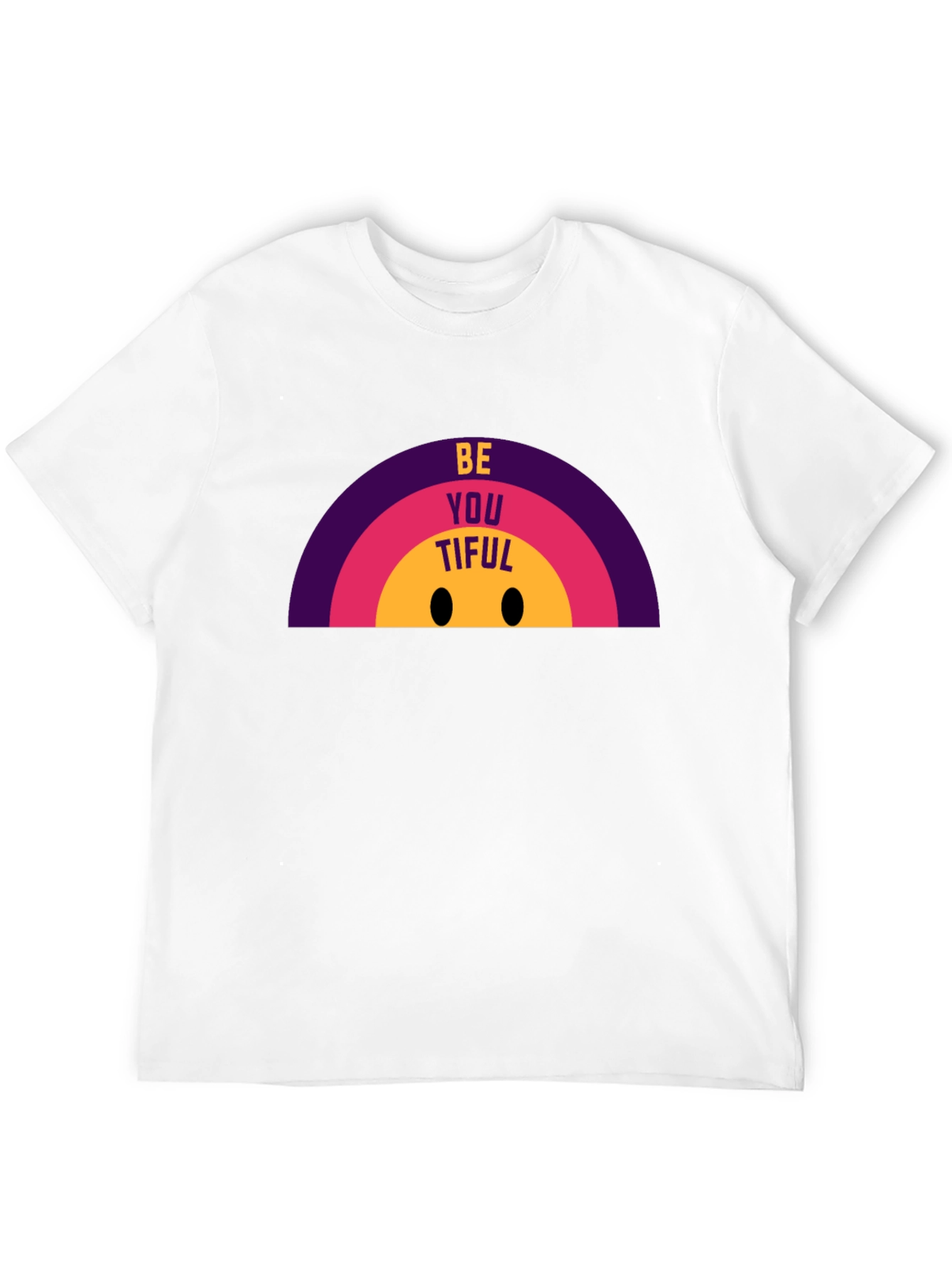 BeYOUtiful Graphic Tee - Black Casual T-Shirt
