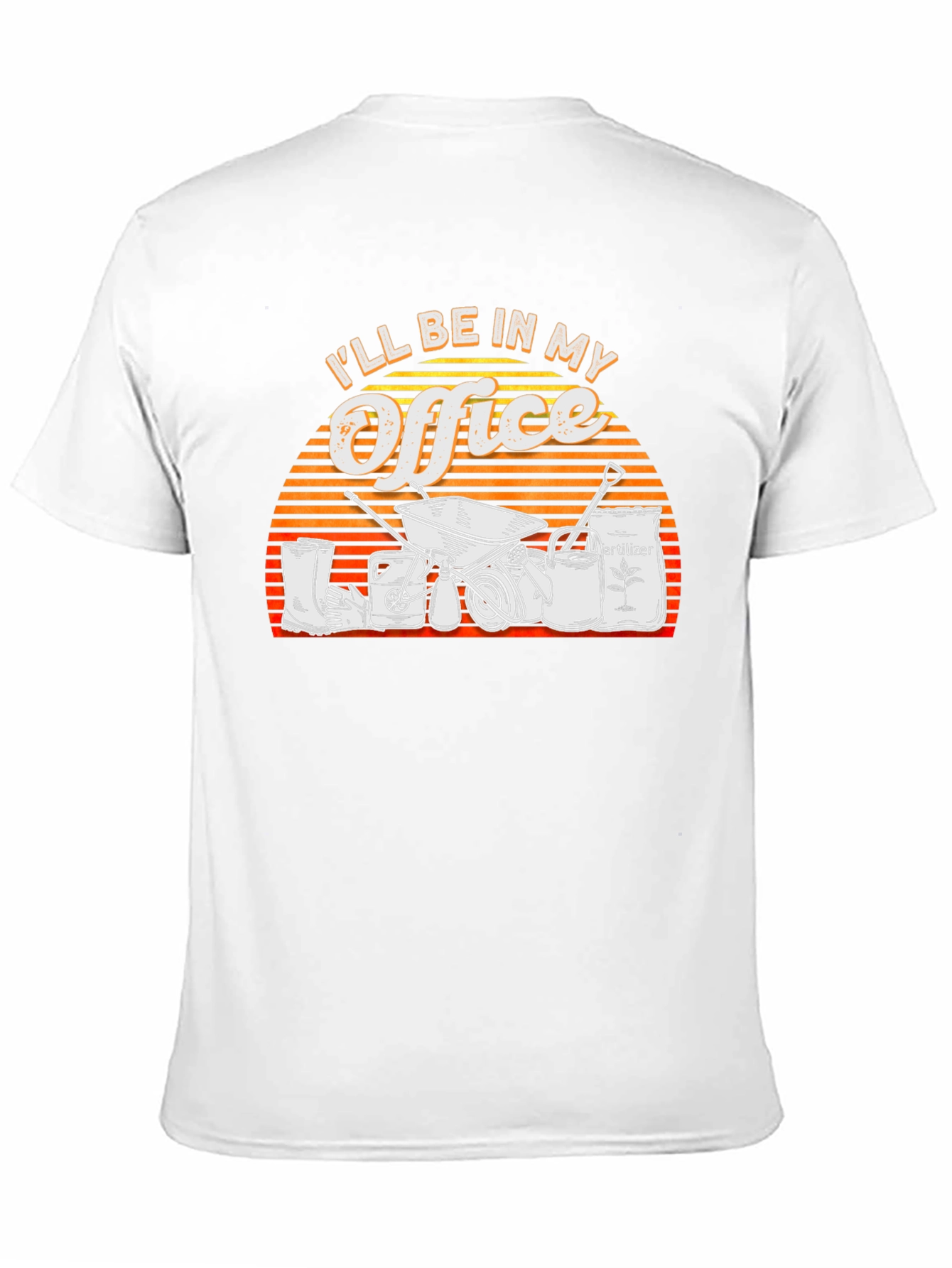 Gardeners Office T-Shirt - Black Cotton Tee