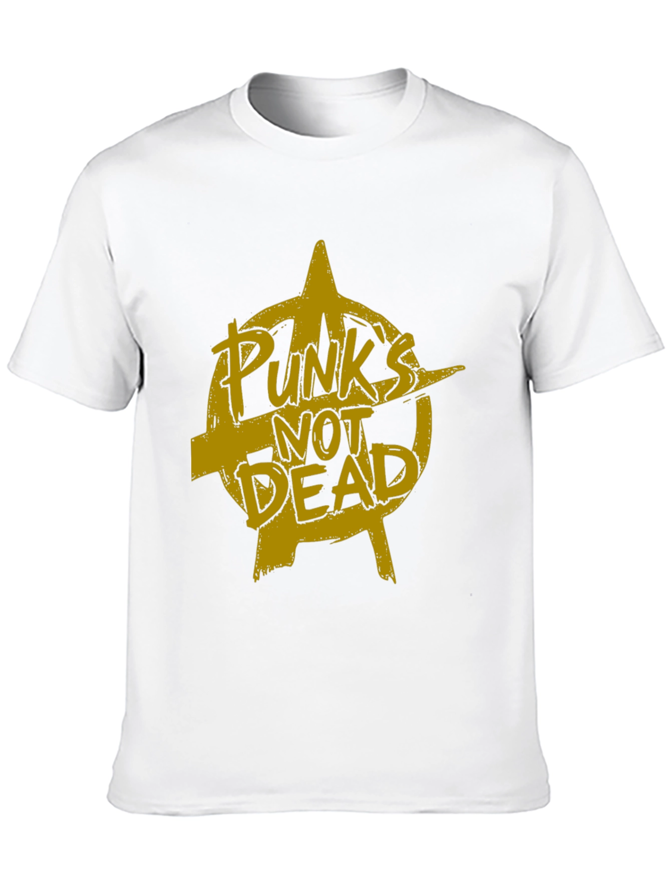 Punks Not Dead Graphic Tee - Black Cotton T-Shirt