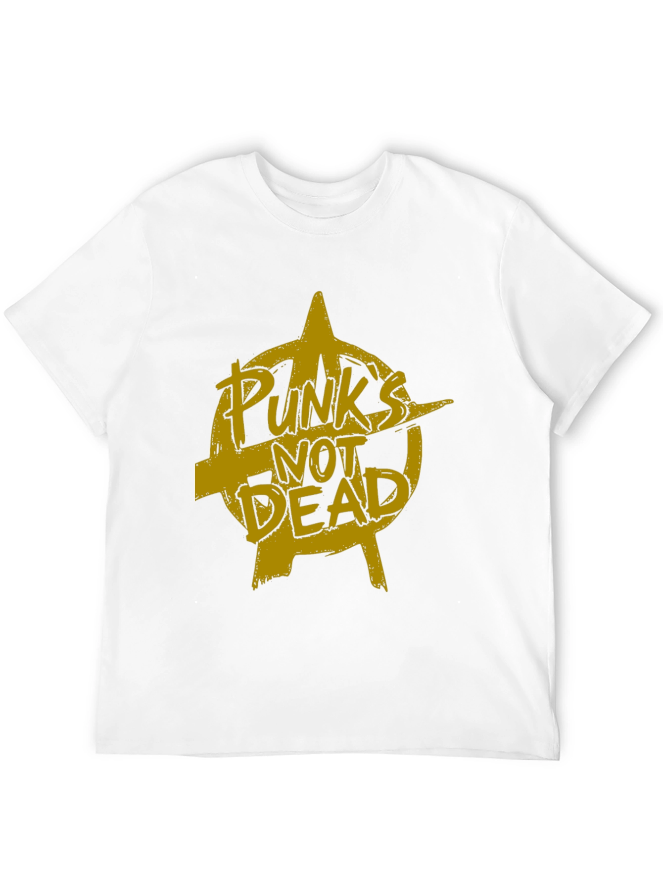Punks Not Dead Graphic Tee - Black Cotton T-Shirt