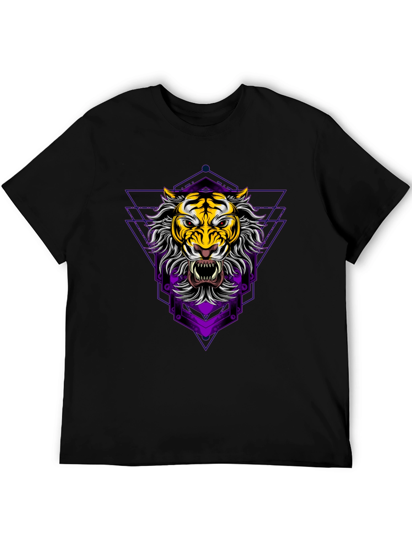 Geometric Tiger Graphic Tee
