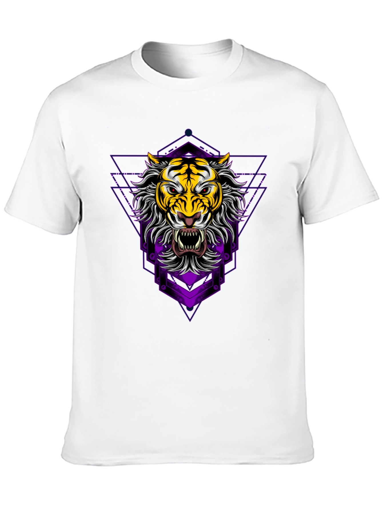 Geometric Tiger Graphic Tee