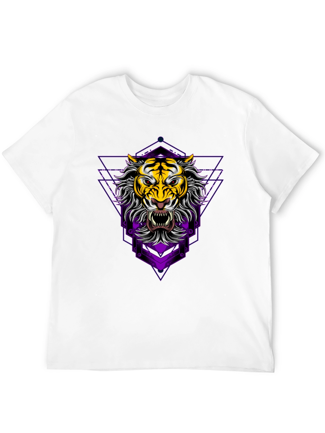 Geometric Tiger Graphic Tee