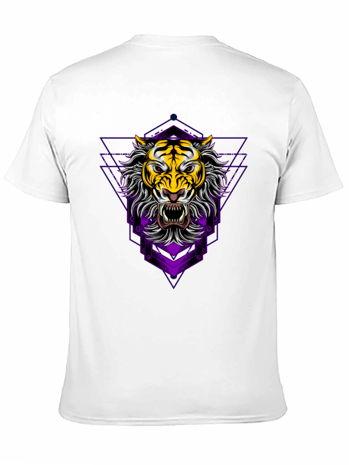 Geometric Tiger Graphic Tee